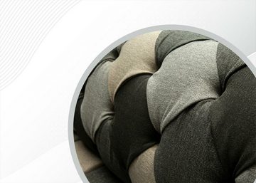 JVmoebel Chesterfield-Sofa, Chesterfield Mehrfarbig Dreisitzer Design Couchen Polster Sofa Neu
