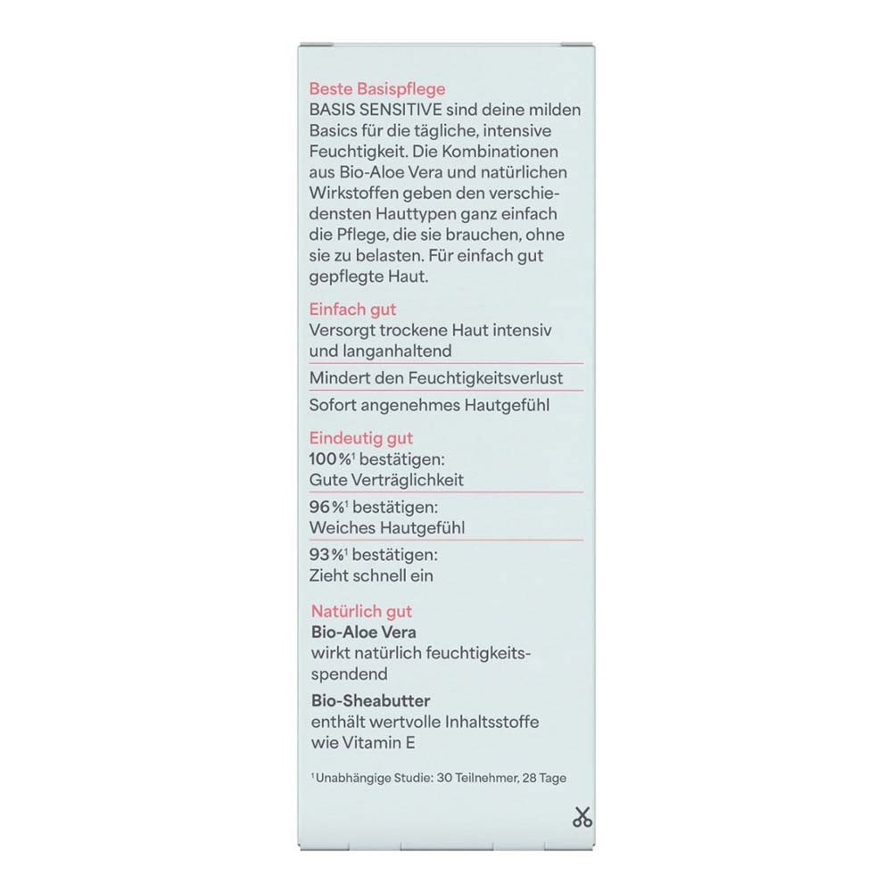 lavera Feuchtigkeitscreme Basis Sensitiv - Reichhaltige Feuchtigkeitscreme