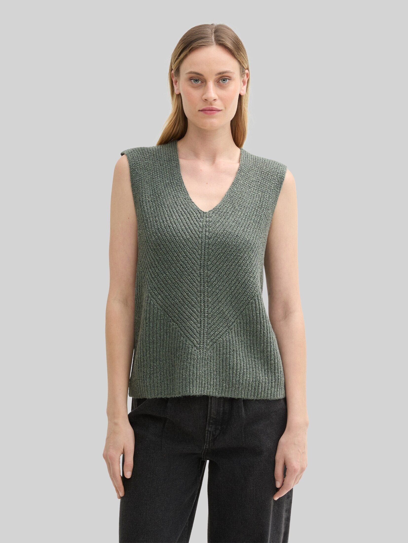 TOM TAILOR Strickpullover Pullover & Strickjacken Strick Pullunder