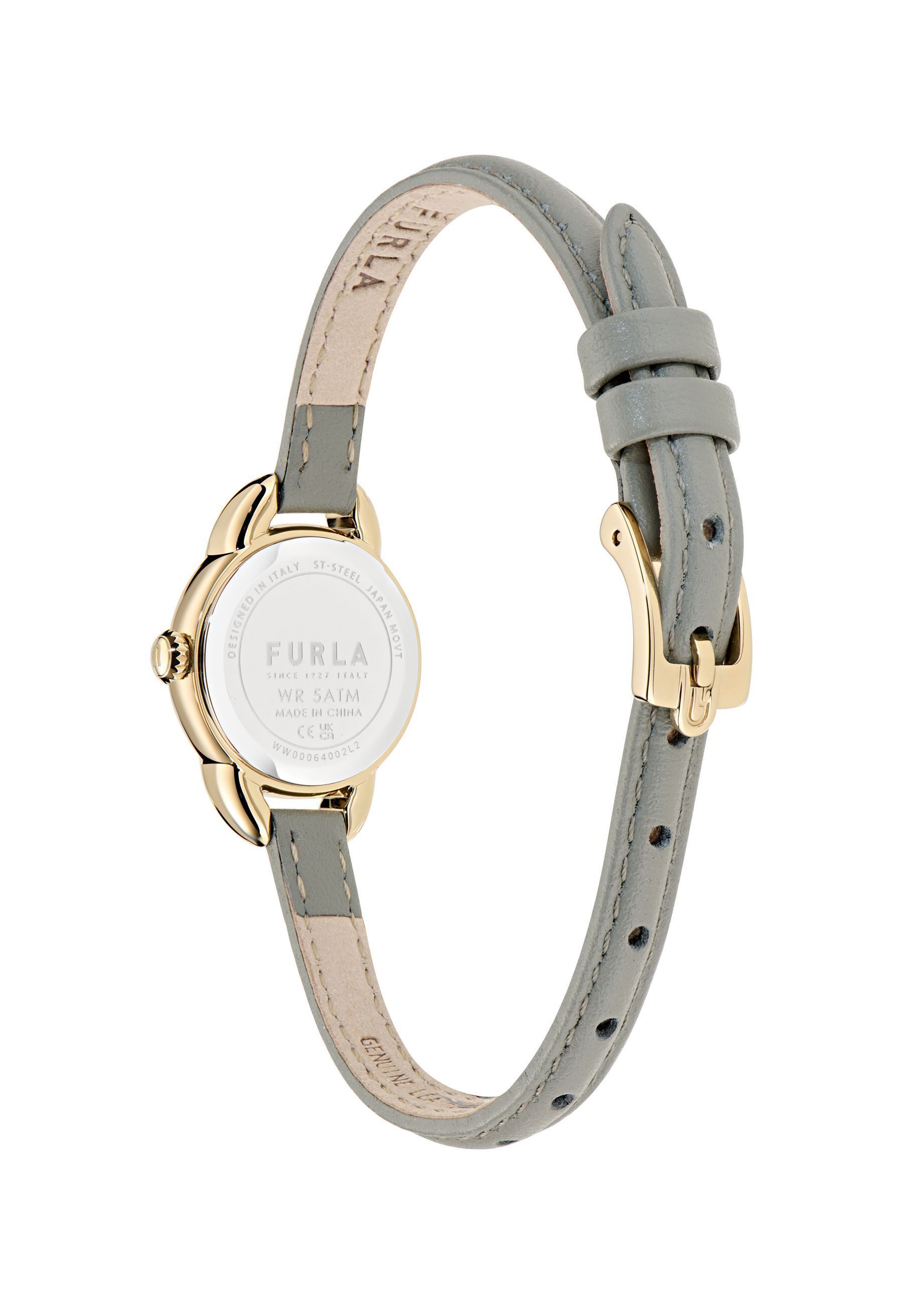 Furla Quarzuhr FURLA MINI SHAPE, (1-tlg., Not a set – not applicable to this product), Quarz-Analoguhr