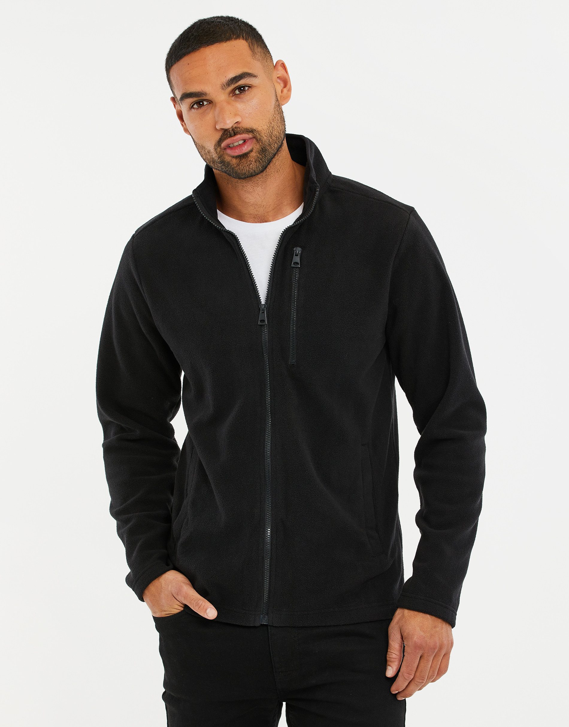 Threadbare Fleecejacke THBMyers im schlichten Design günstig online kaufen