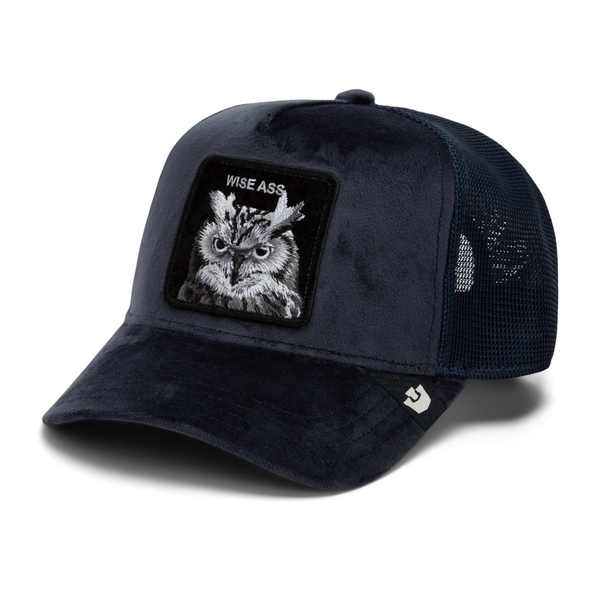 GOORIN Bros. Trucker Cap Goorin Bros. OG Trucker Cap Elevated Mesh Velour Wise Ass Edge (Basecap, Basecap, Meshcap, Trucker Kappe)