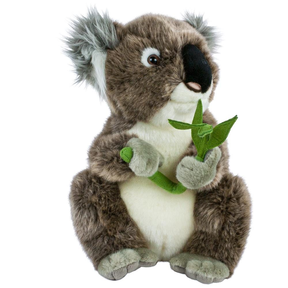 Uni-Toys Kuscheltier Koalabär Kuscheltier mit Blatt 30 cm Uni-Toys (Plüschtiere Koalas Stofftiere, Koalabären)