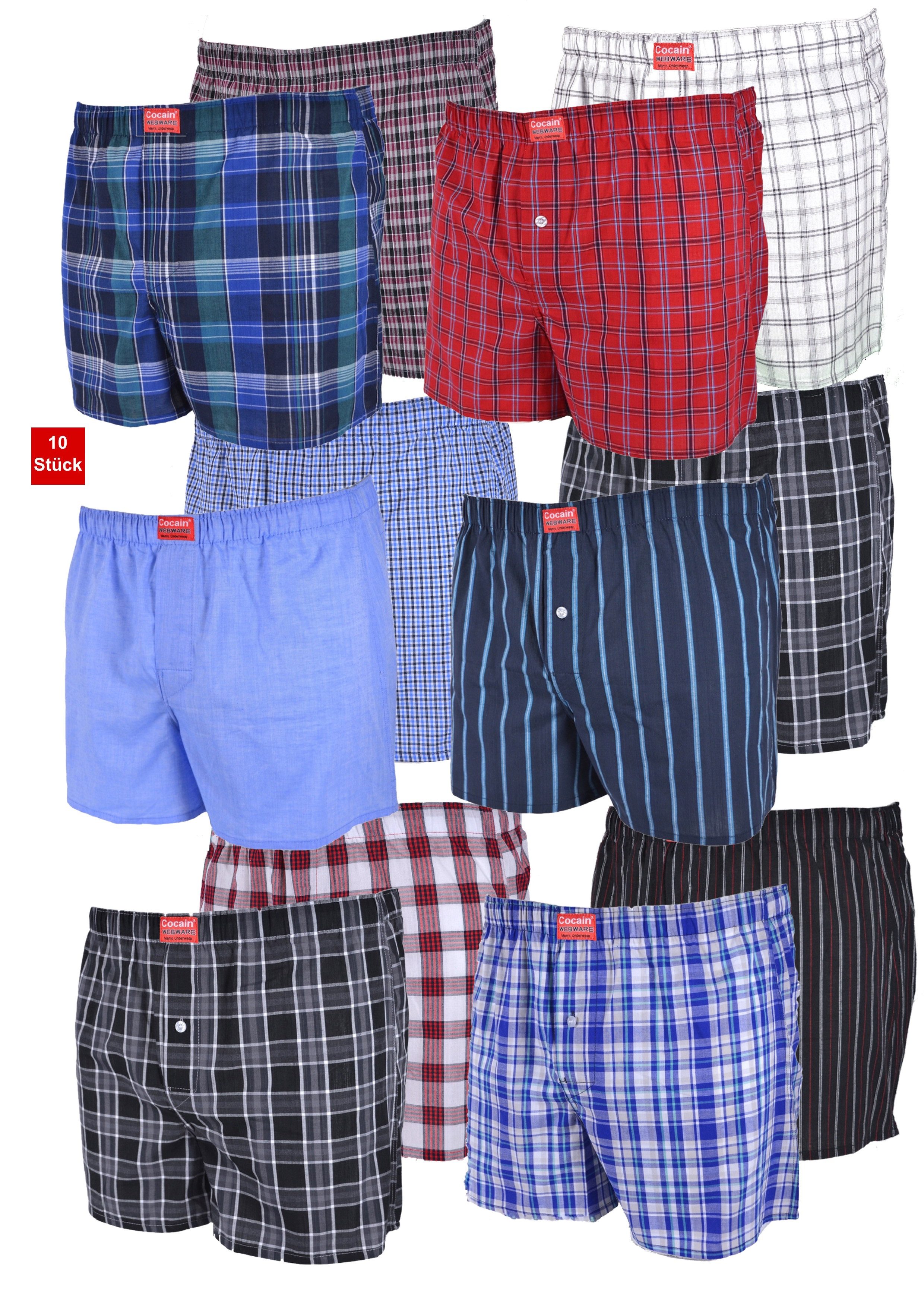 Cocain underwear Boxershorts Bunte Boxer locker günstig online kaufen