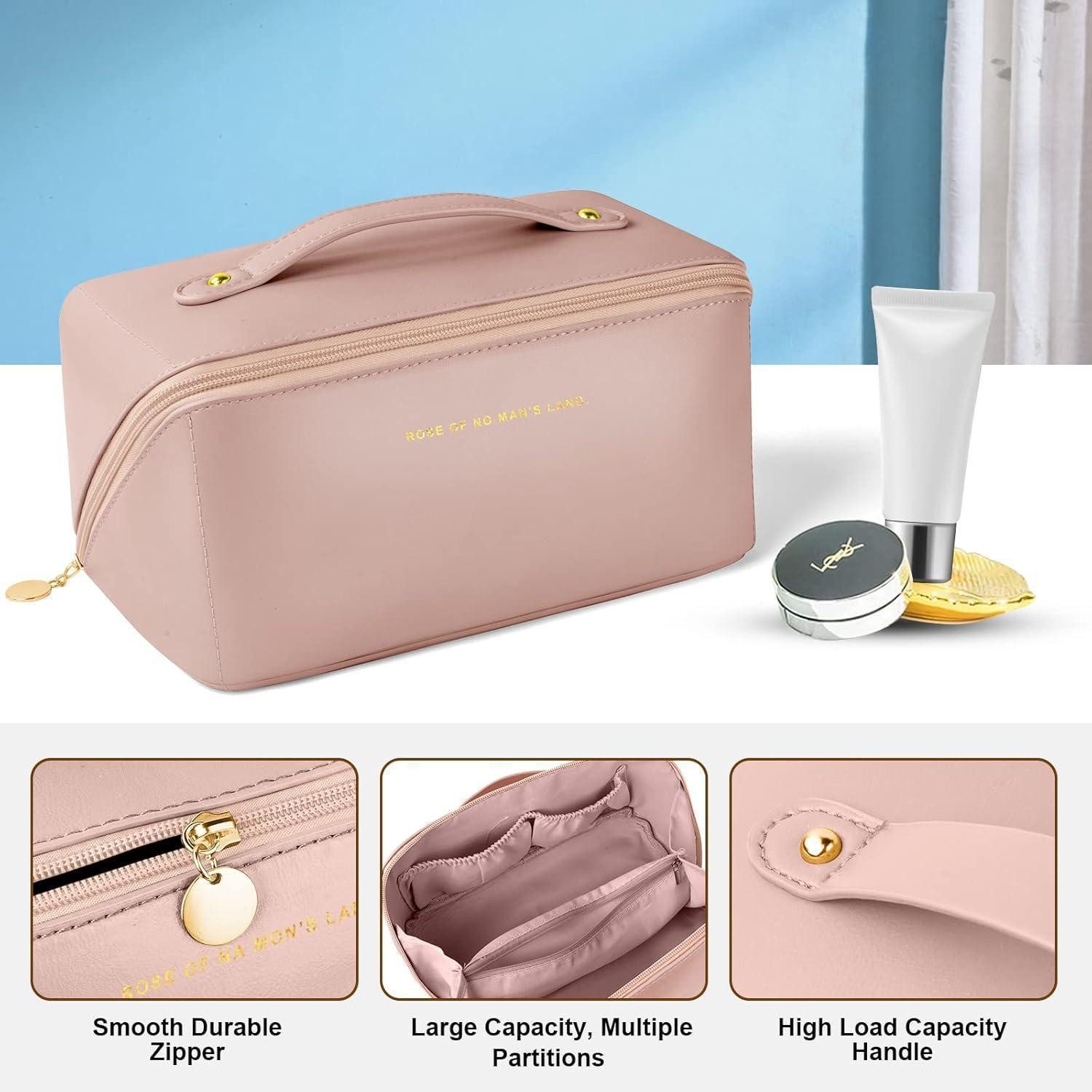 LuxusKollektion Kosmetiktasche Kosmetiktasche PU Leder Reise Make-up Tasche Große Kapazität