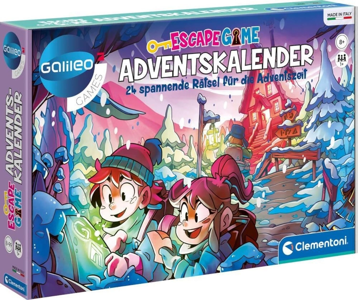 Clementoni® Bücher-Adventskalender Adventskalender (Escape Game, 1-tlg)