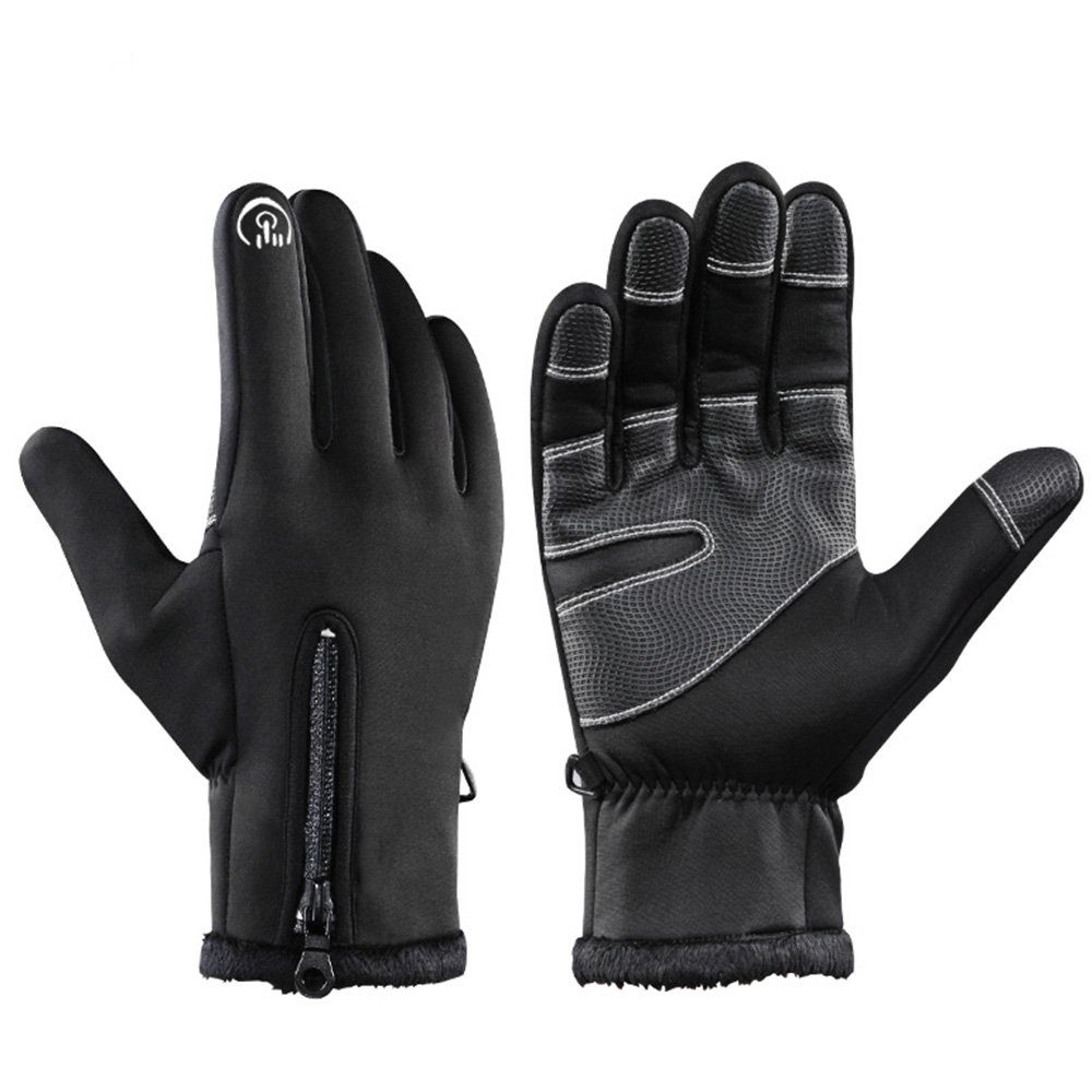 Unisex, Radfahren Fahrradhandschuhe winddicht, wasserdicht, für Rosnek (1 Sport Ski Motorrad Winter Paar) Touchscreen, Outdoor