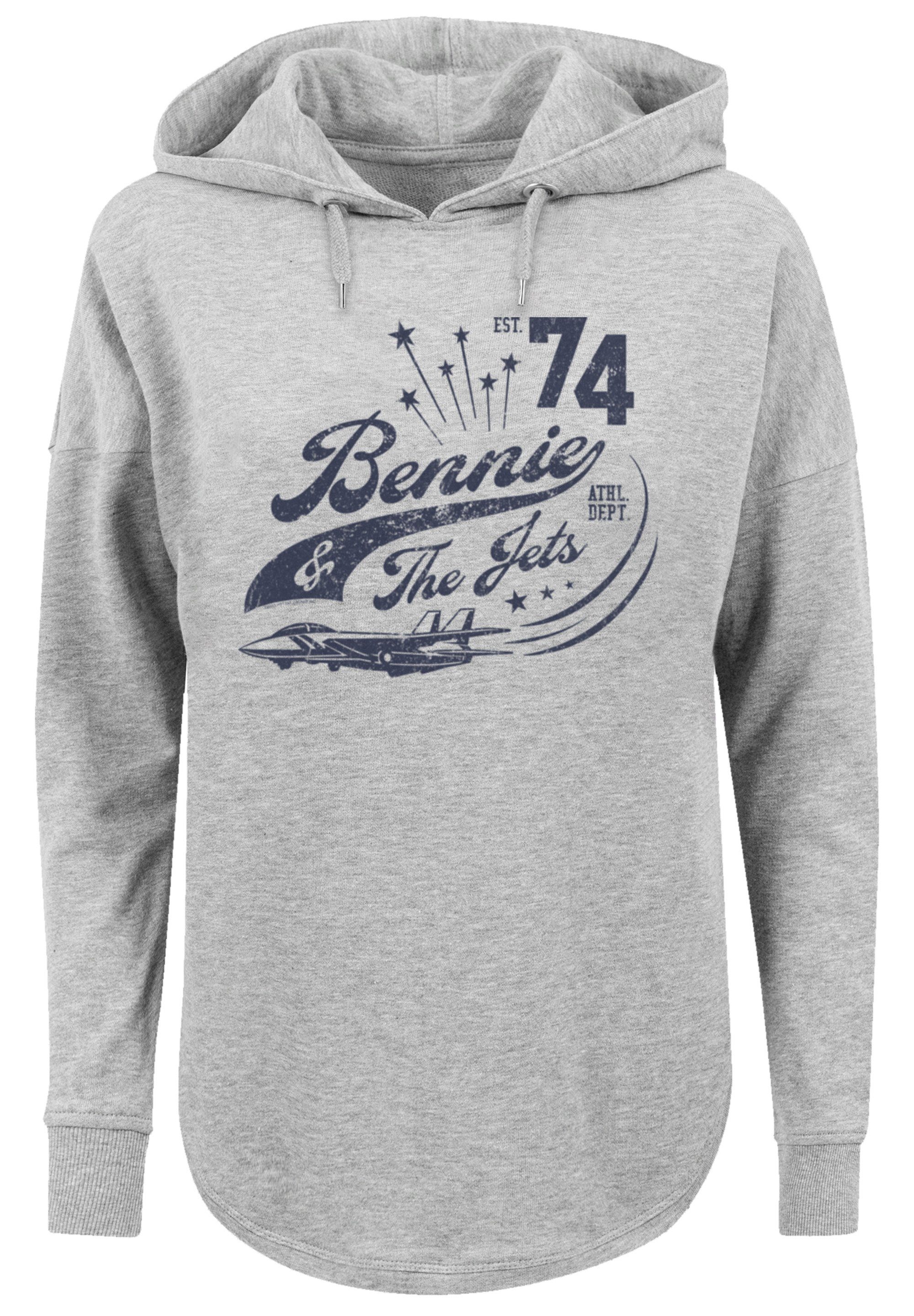 F4NT4STIC Sweatshirt Elton John Bennie And The Jets Musik, Band, Logo,  Weite Passform und überschnittene Schultern