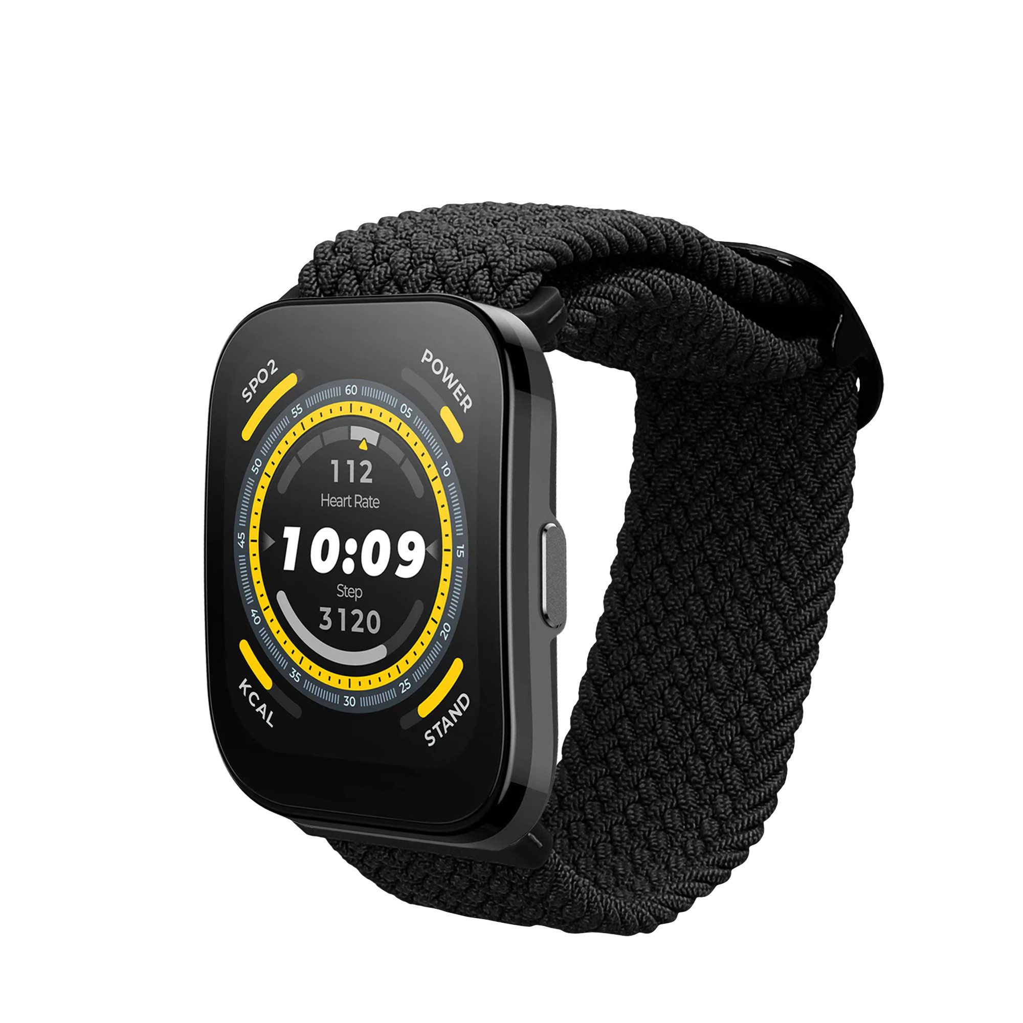 kwmobile Armband für 22mm Amazfit Bip 6 / Bip 5 Unity / Bip 5 / GTS 3 / Balance Smartwatch, 1-tlg., Nylon Fitnesstracker Sportarmband Band - Innenmaße von 14 - 22 cm