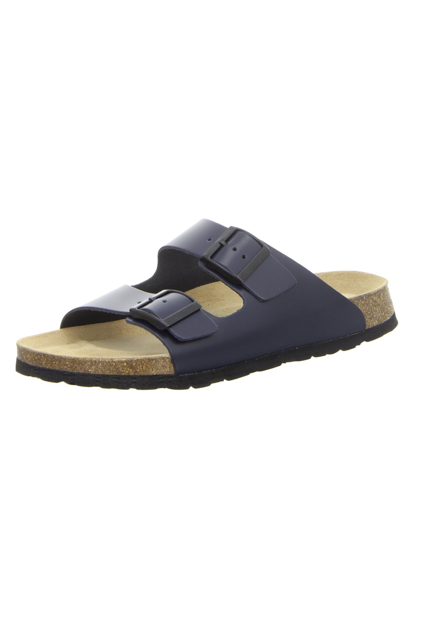 Sense Pantolette navy natural Tieffußbett