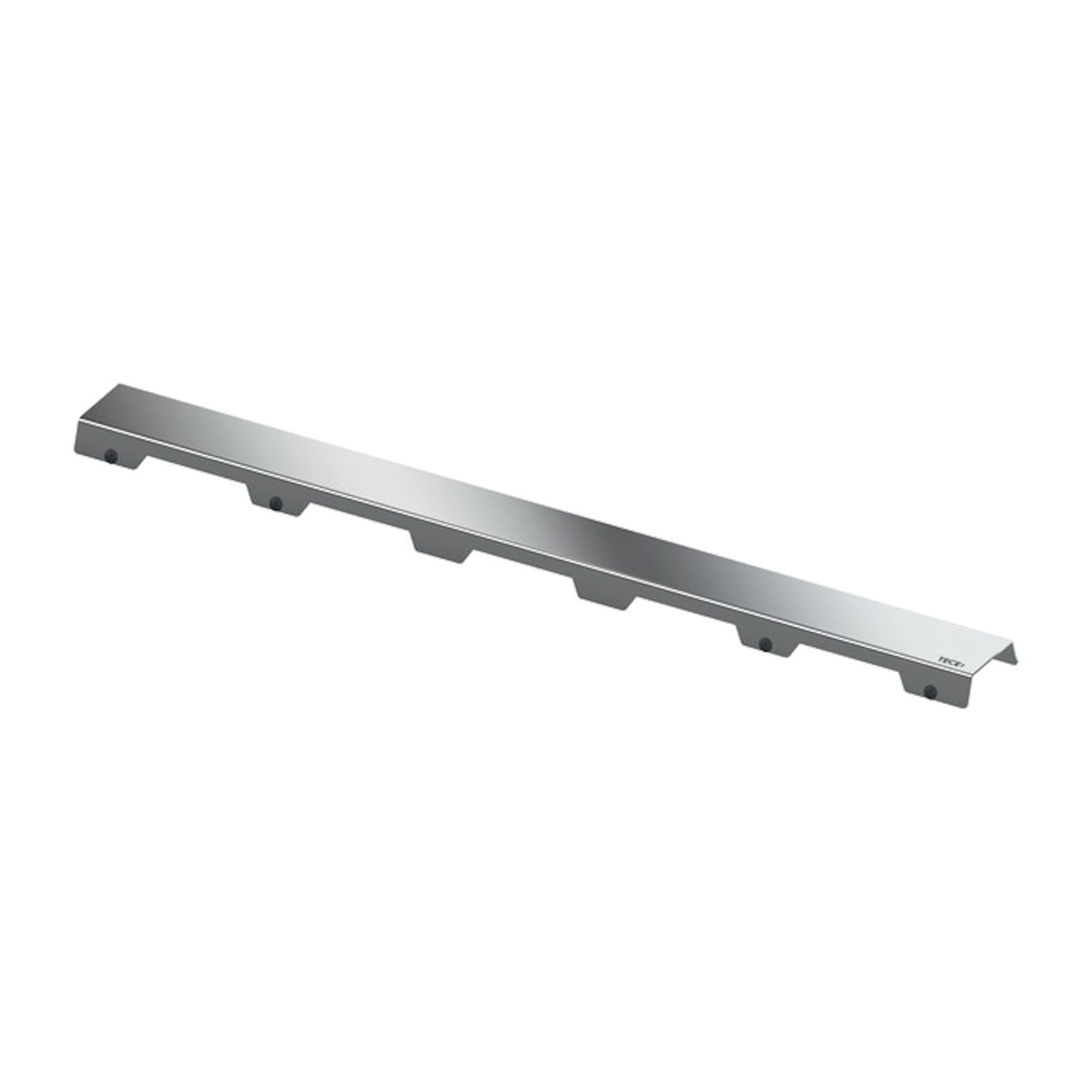 TECE Siphon drainline Designrost steel II 800 mm Edelstahl gebürstet, gerade