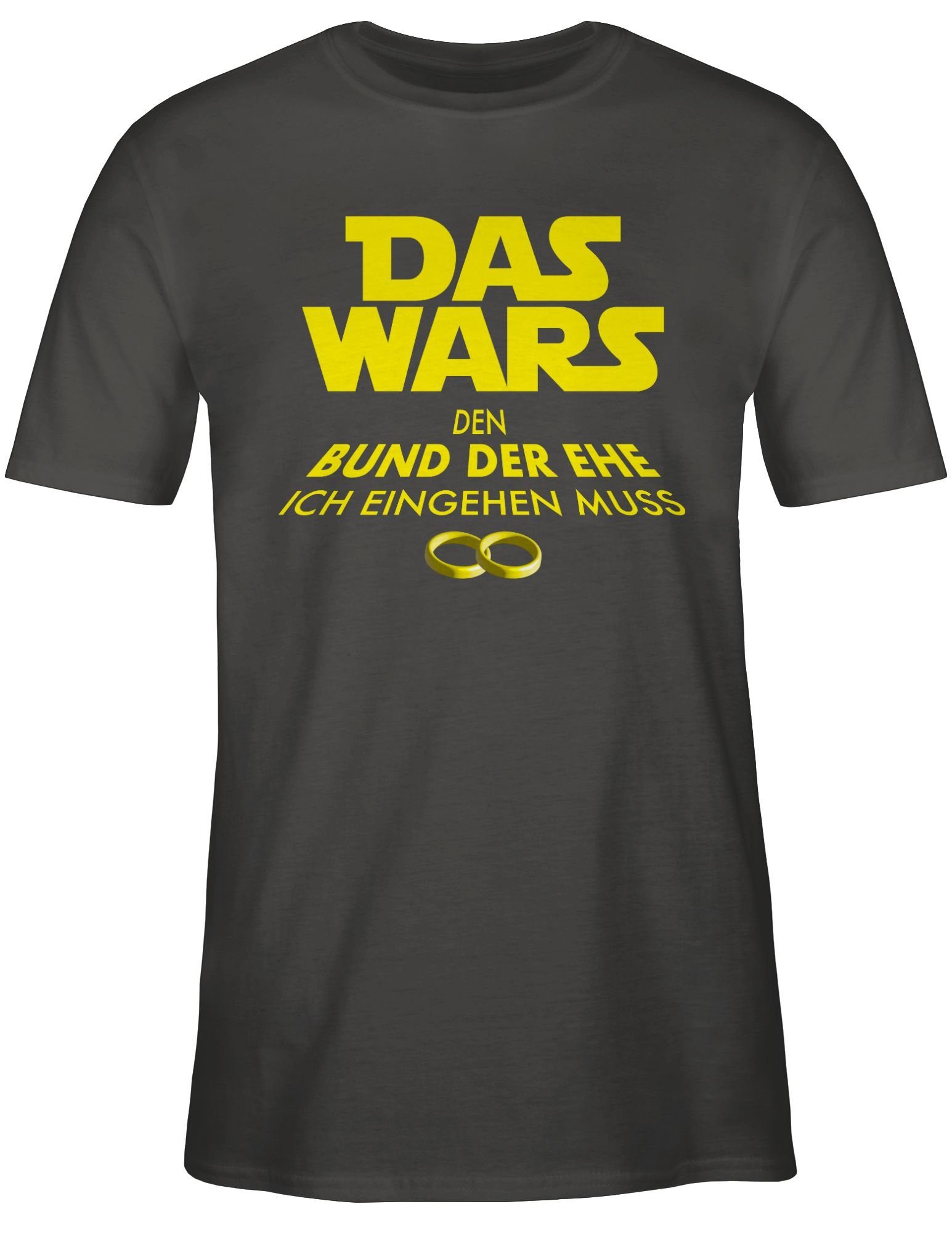 03 Das T-Shirt Dunkelgrau Männer Shirtracer JGA JGA Wars