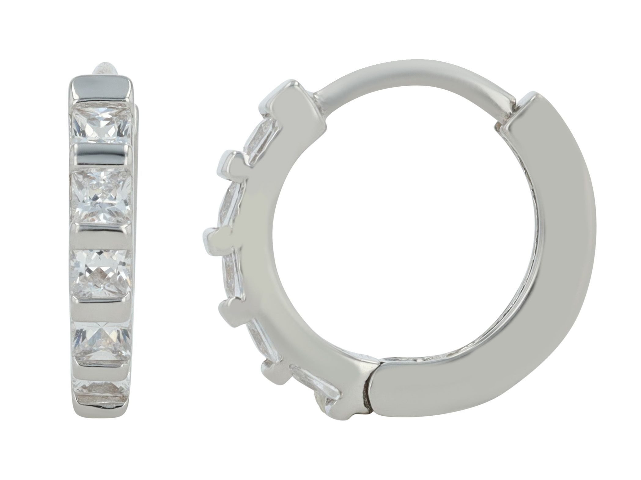 Paar Creolen Ohrringe – Creole aus 925 Silber