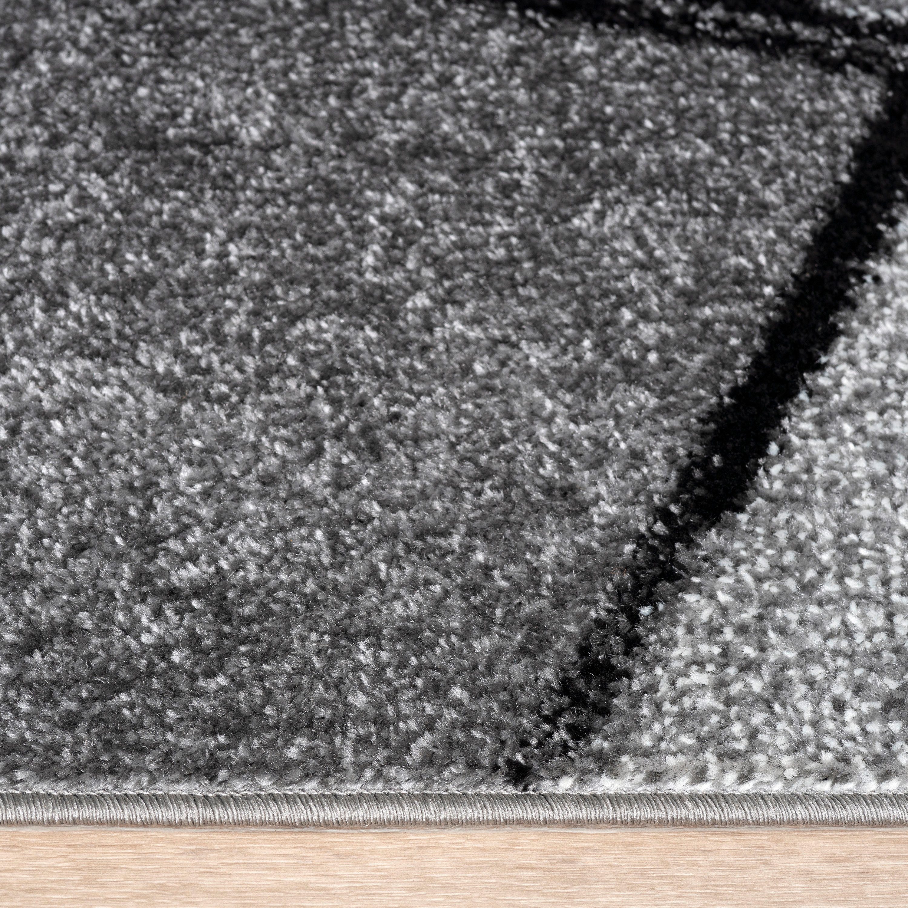 Paco Home Teppich Mondial 113, rechteckig, Höhe: 13 mm, Kurzflor, modernes abstraktes Design