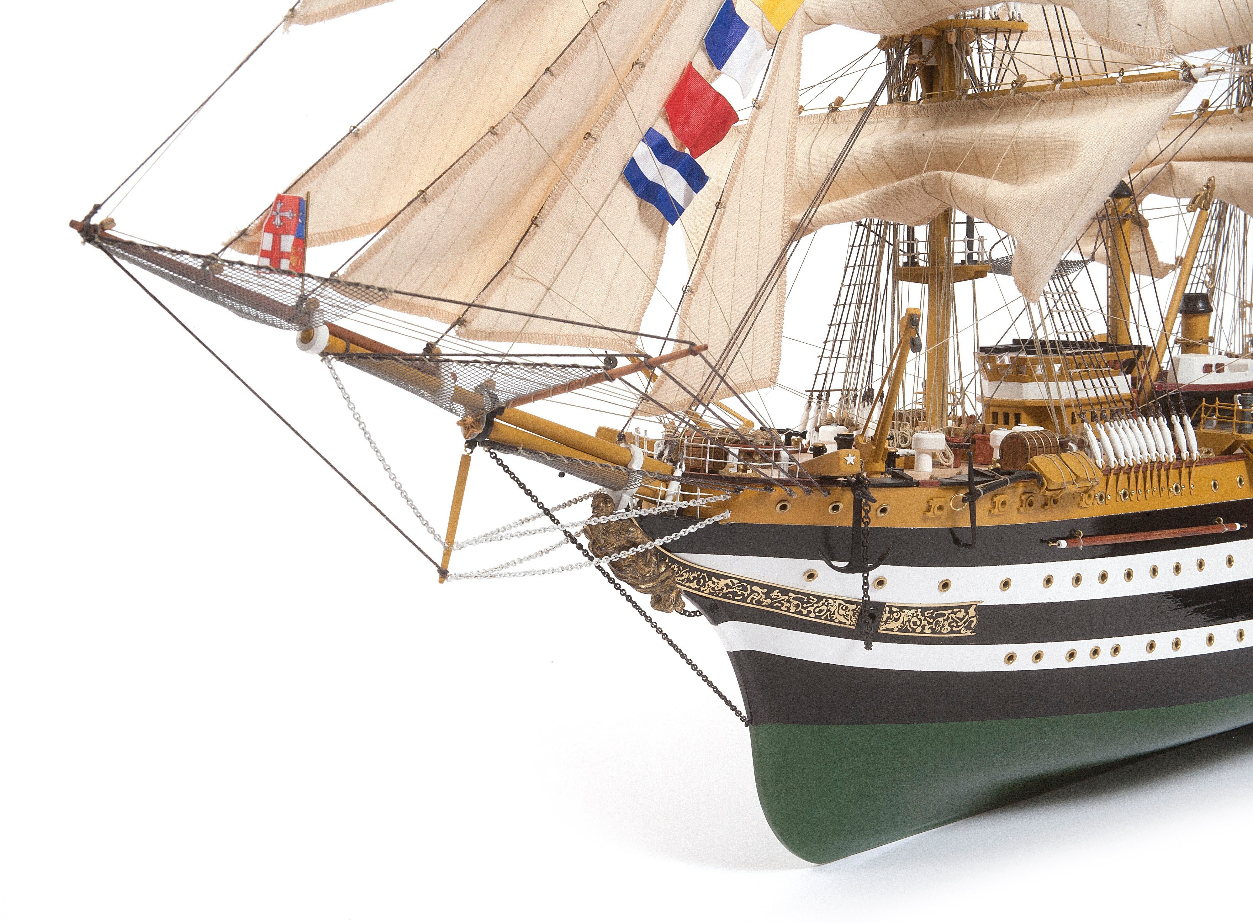 OcCre Modellbausatz Amerigo Vespucci Maßstab 1:100 Schiffsbausatz, (Schiff, 5933-tlg., Schiffsbausatz), Made in Europe