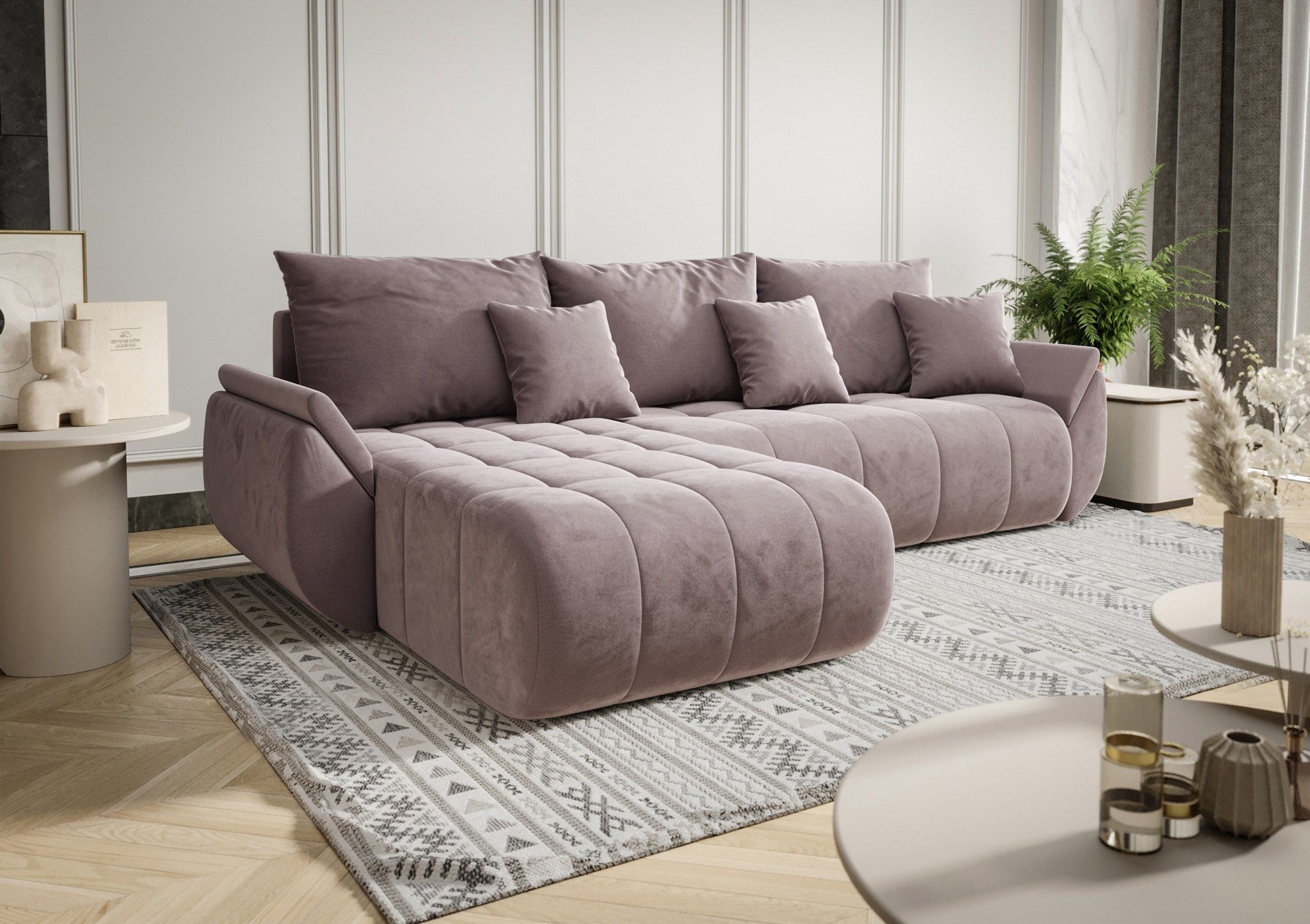 Fun Möbel Ecksofa Sofa Schlafsofa AKITA günstig online kaufen