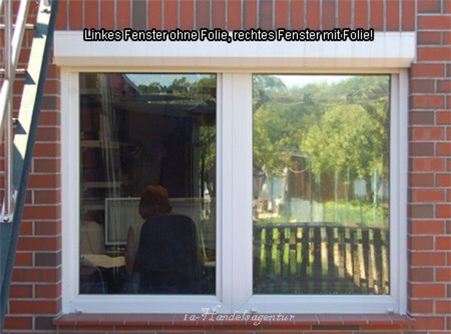 BURI Fensterfolie Spiegelfolie 152x600cm günstig online kaufen