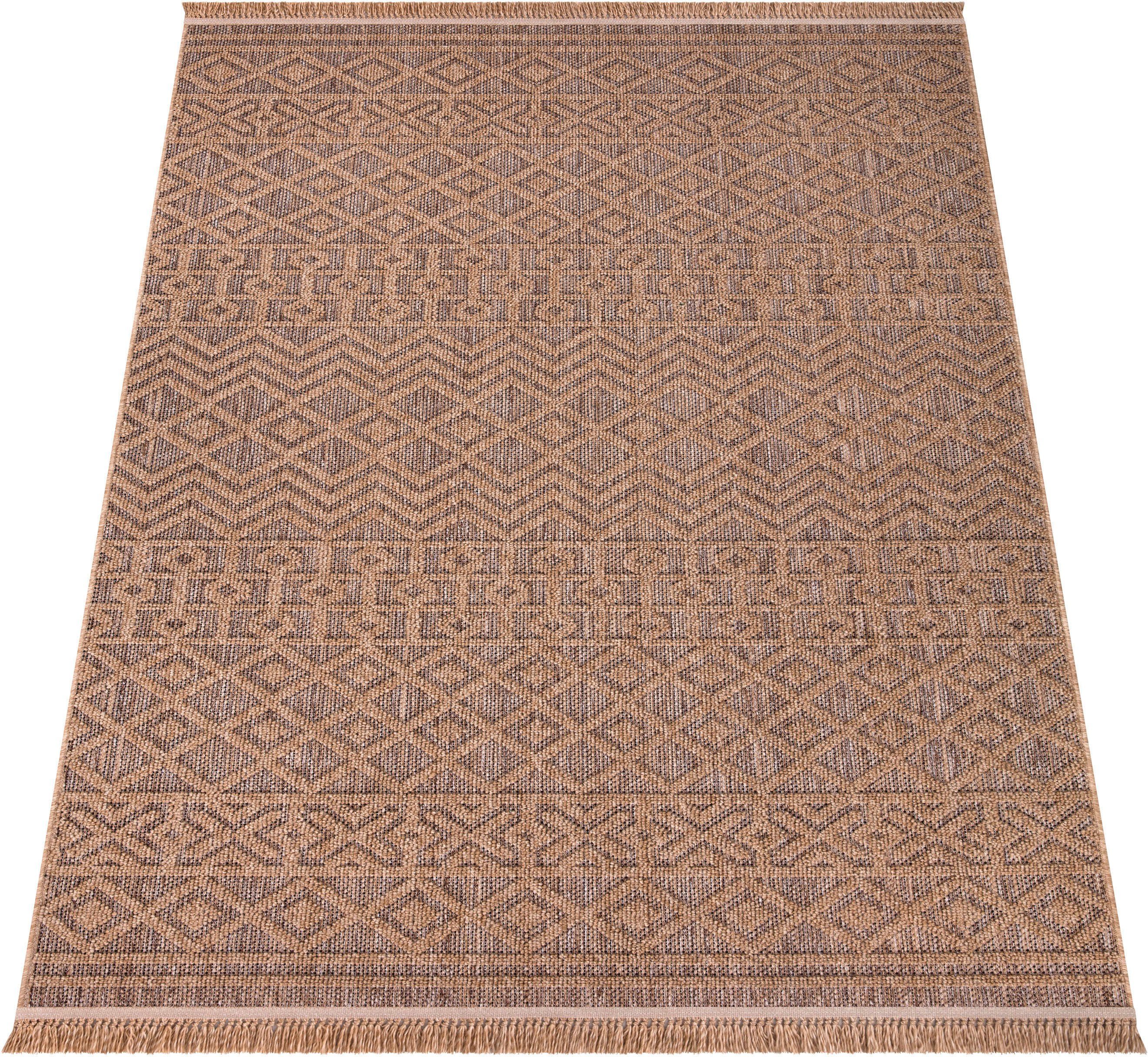 Paco Home Teppich Cologne 495, rechteckig, Höhe: 11 mm, Flachgewebe, melier günstig online kaufen