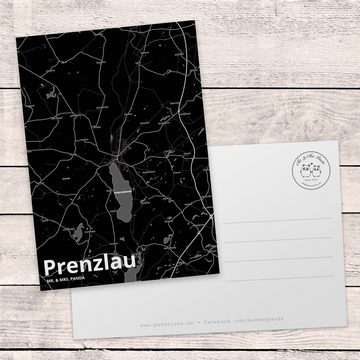 Mr. & Mrs. Panda Postkarte Prenzlau - Geschenk, Einladung, Geschenkkarte, Städte, Stadt Dorf Kar
