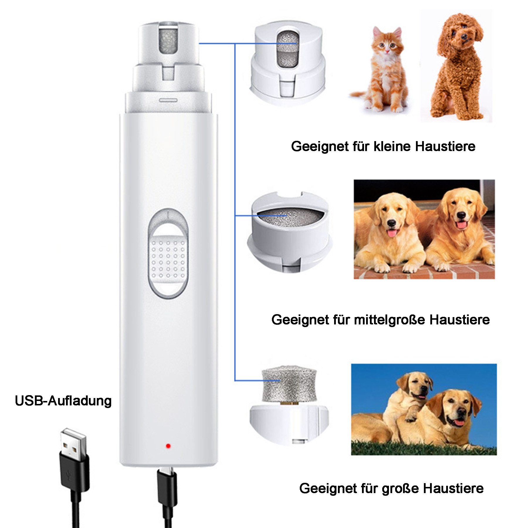 Senmudi Krallenschleifer Pet Nagelknipser,Pet Nail Grinder günstig online kaufen
