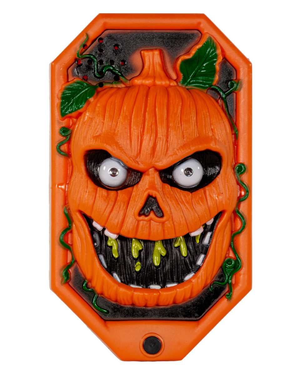 Horror-Shop Dekoobjekt Halloween Kürbis Türklingel