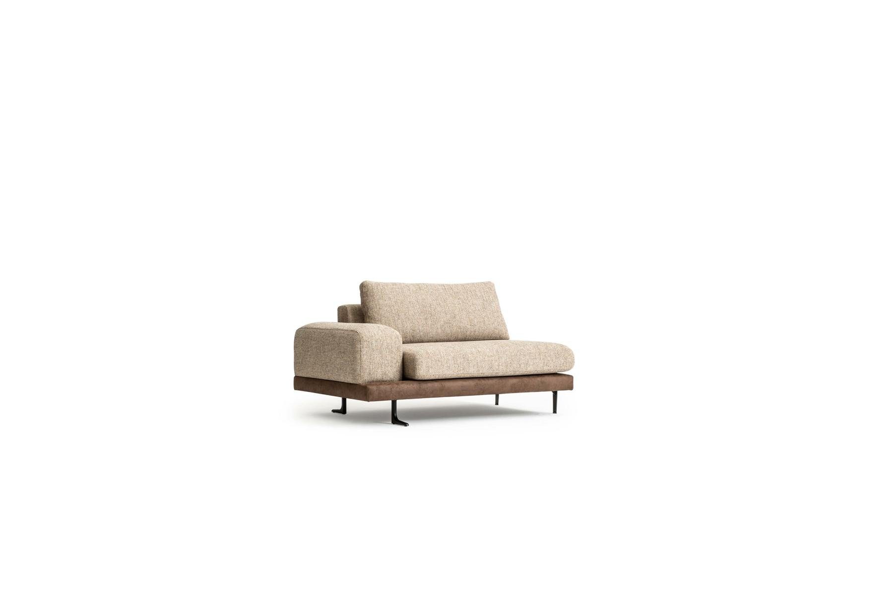 Luxus Sofa Couch, Made 2 Wohnzimmer Teile, in Stil Dreisitzer Moderner JVmoebel Sofa Beiges Europe