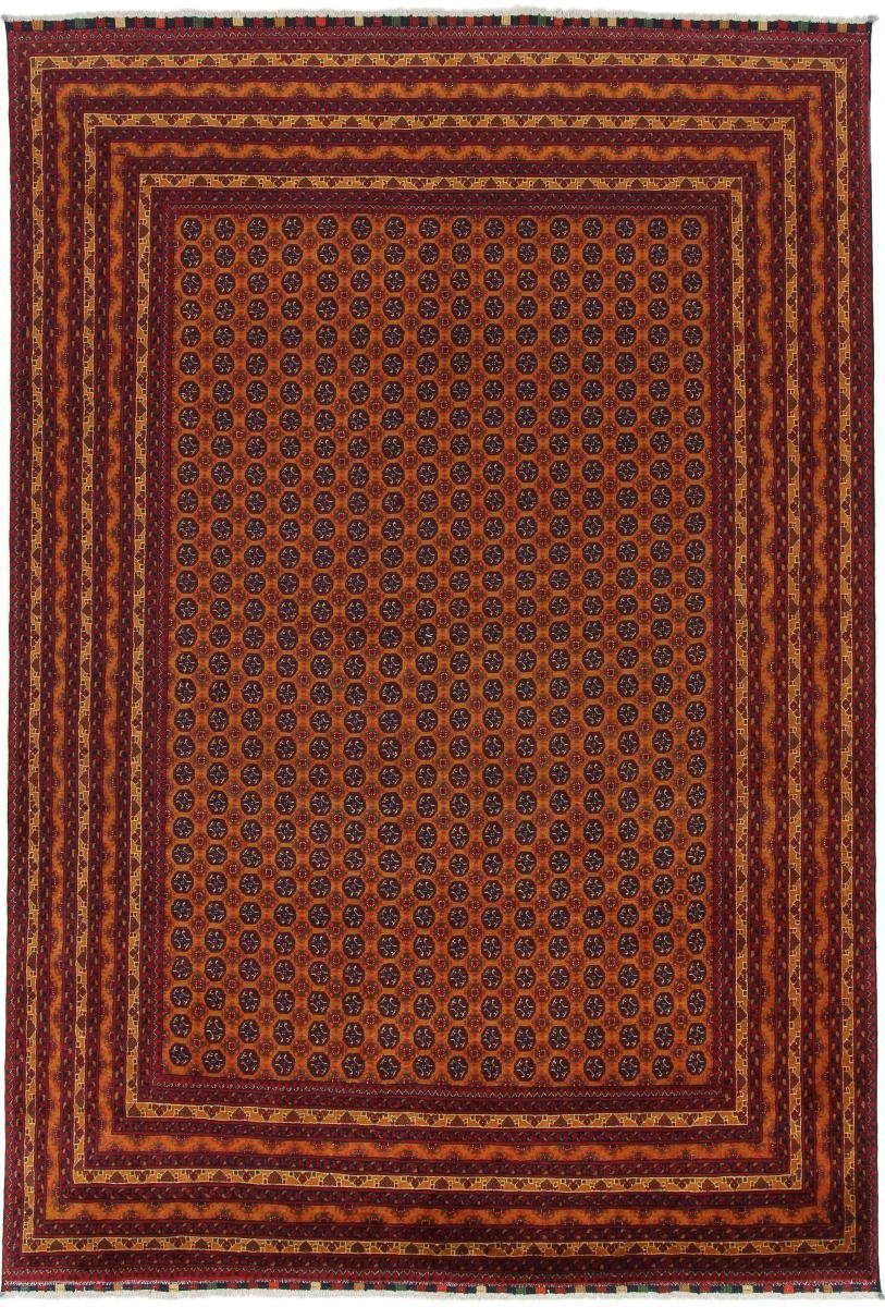 Orientteppich Afghan Mauri 199x294 Handgeknüpfter Orientteppich, Nain Trading, rechteckig, Höhe: 6 mm