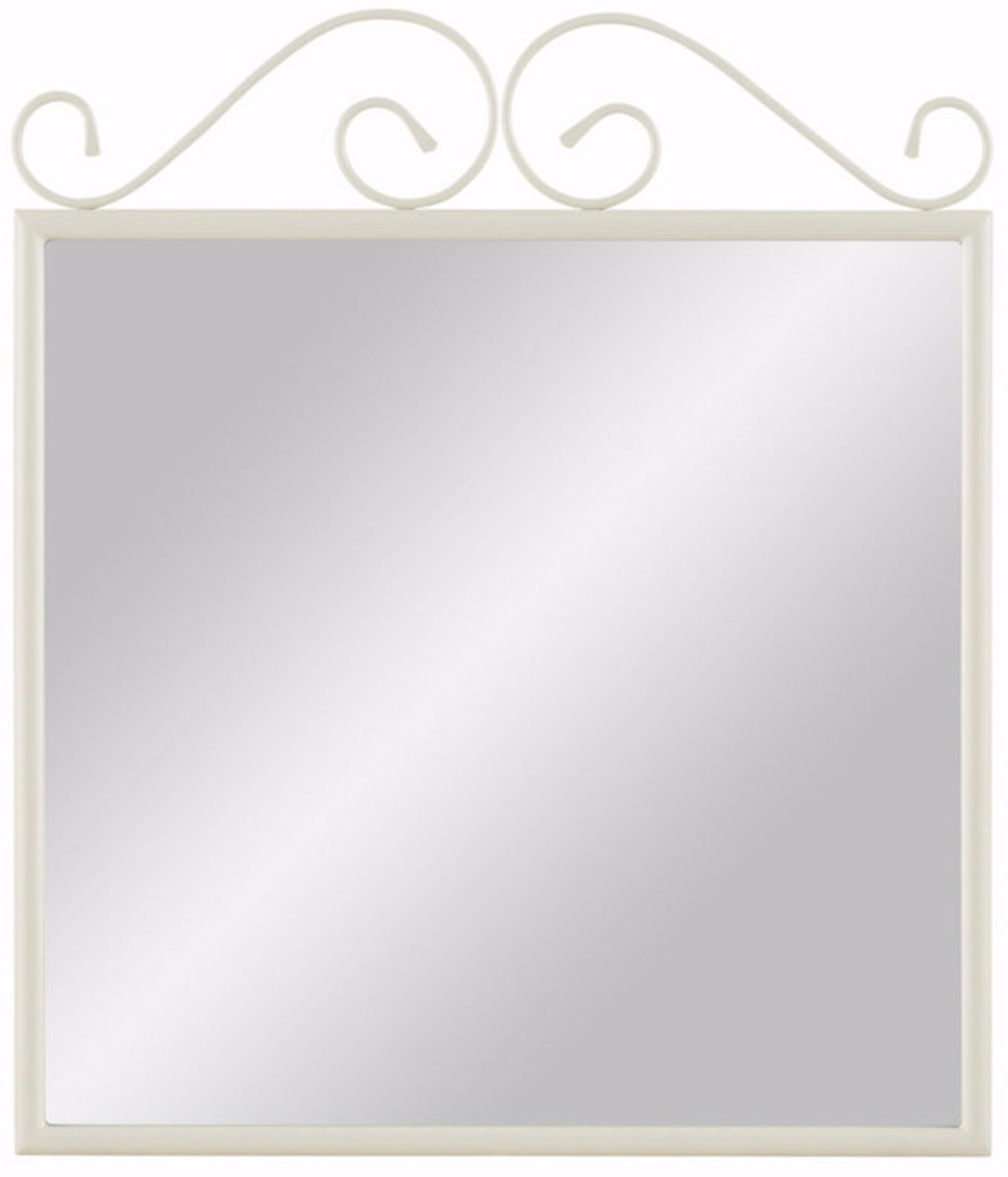 loft24 Spiegel Isabelle, Metallrahmen, schwarz, Wandspiegel, günstig online kaufen