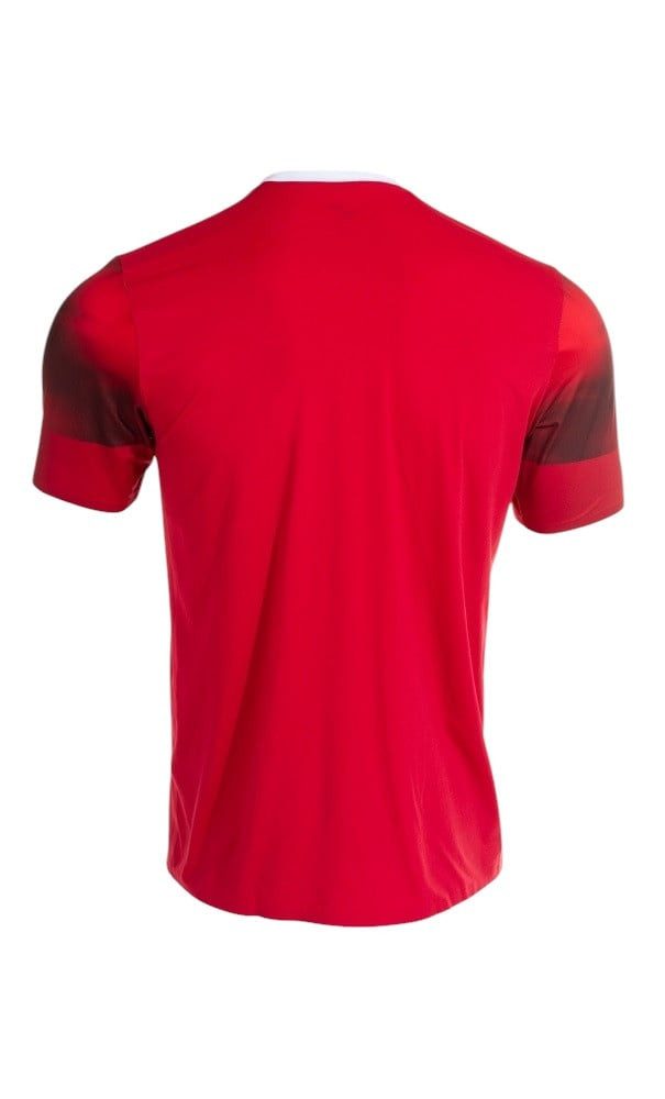 Joma T-Shirt Lauf-Shirt Elite XI (schnelltrocknend, atmungsaktiv) rot/weiss Herren