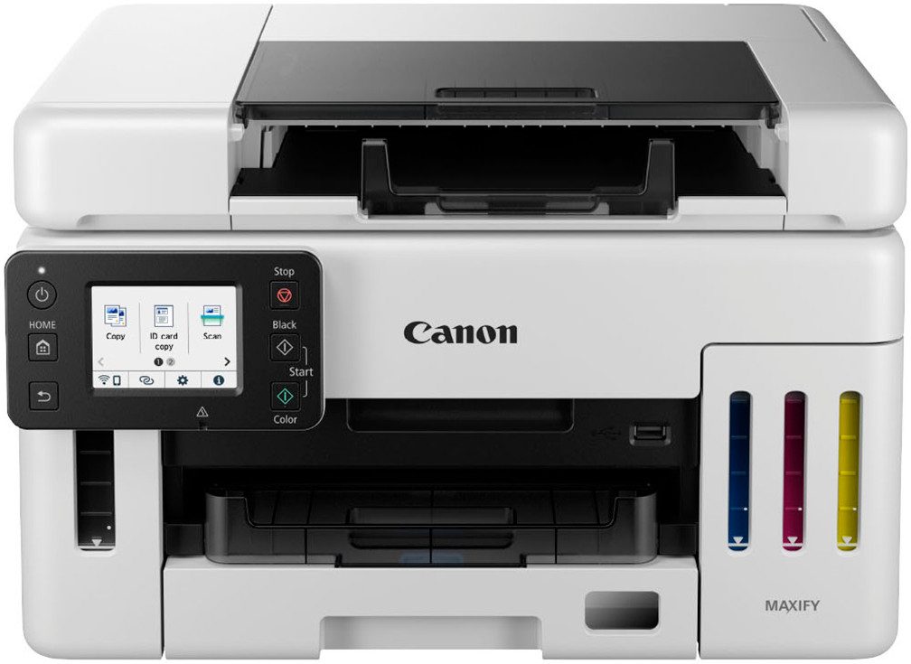 Canon MAXIFY GX6550 Multifunktionsdrucker, (WLAN (Wi-Fi), LAN (Ethernet), 3in1 Tintenstrahl-Multifunktionsgerät mit Duplex-ADF)