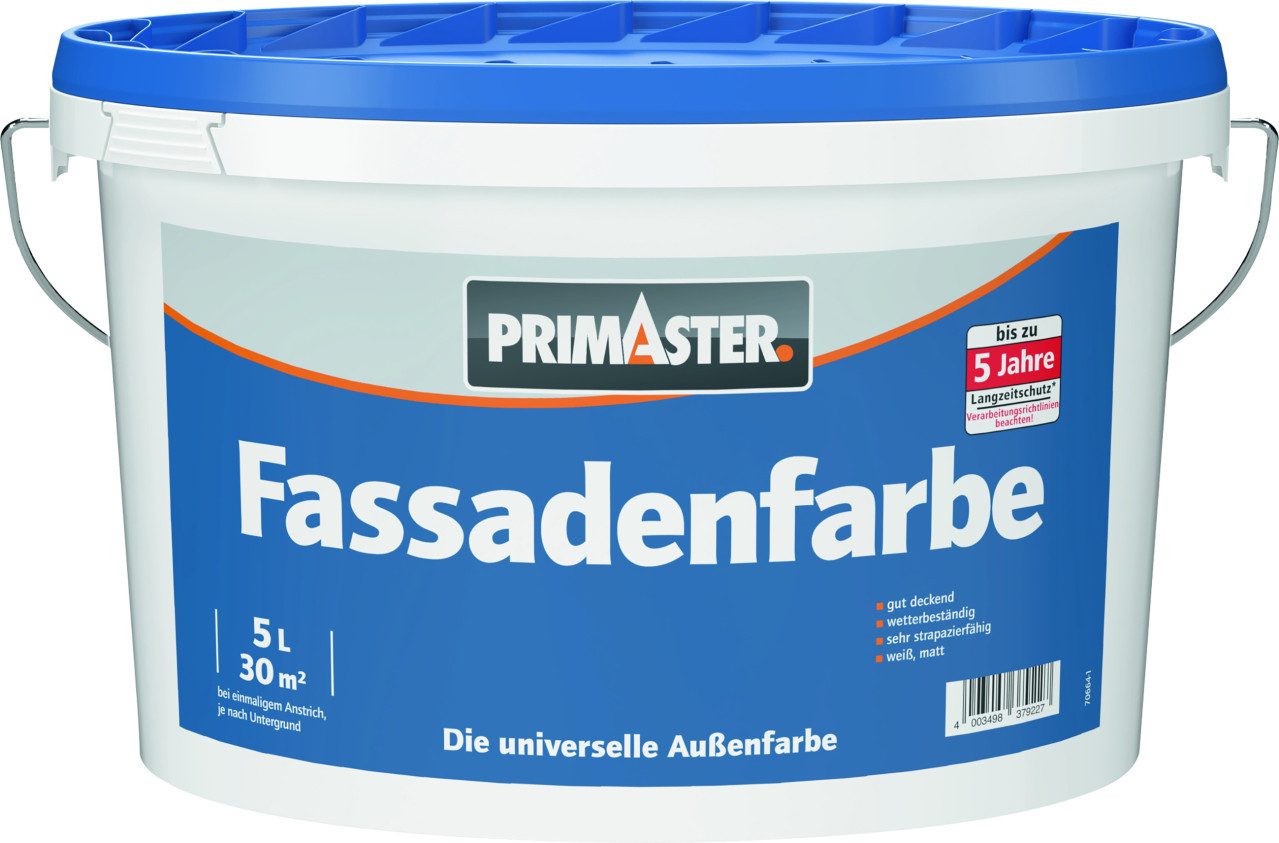 Primaster Fassadenfarbe Primaster Fassadenfarbe 5 L weiß