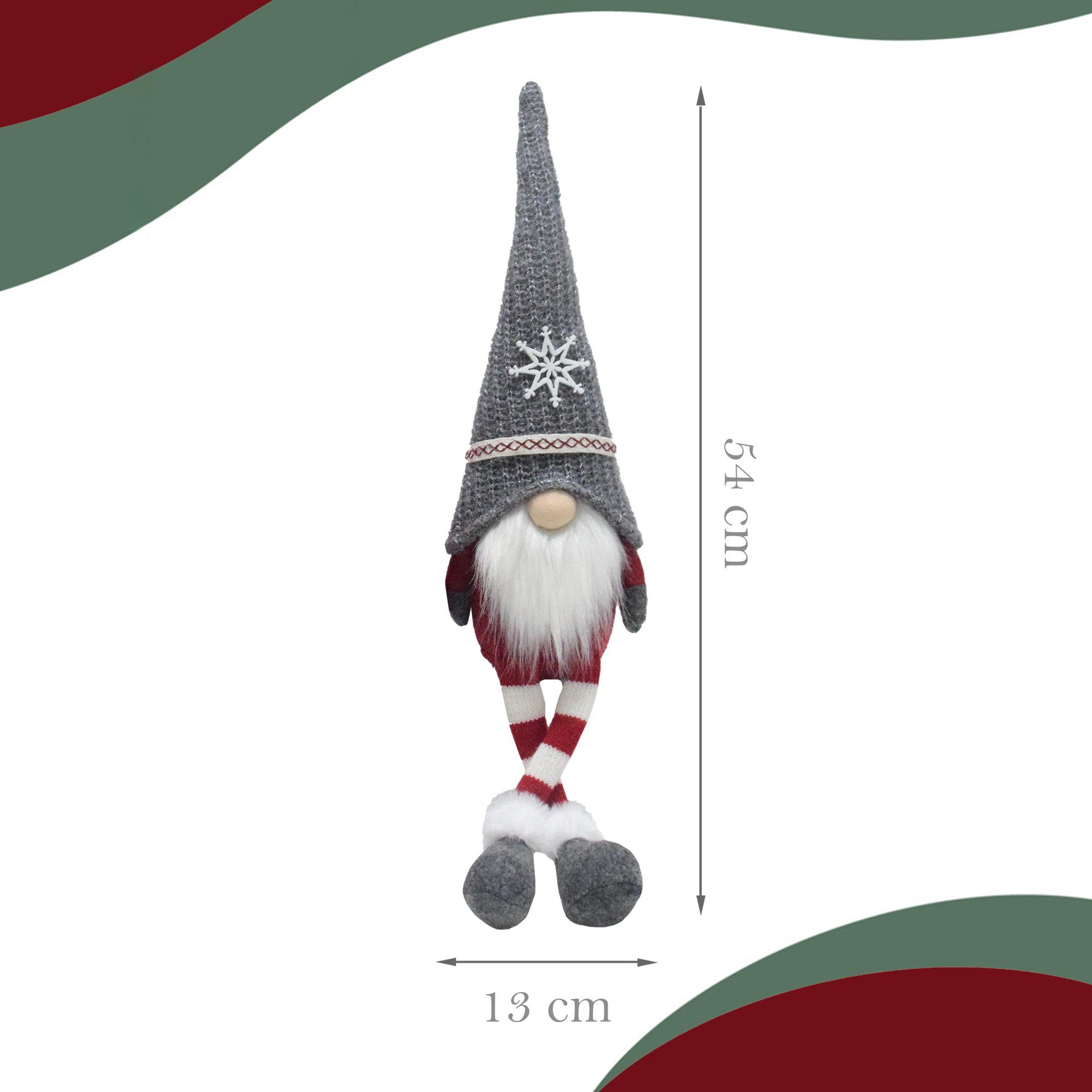Lemodo Wichtel Kantenhocker 2er Set, 54 cm hoch