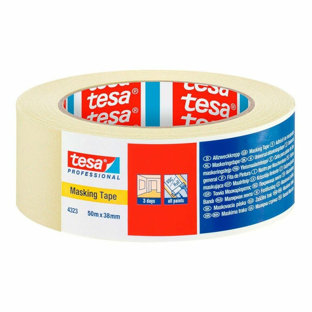 Thumbnail - tesa Papierscheren Kreppband 4323 leicht gekreppt hellbeige leicht gekreppt