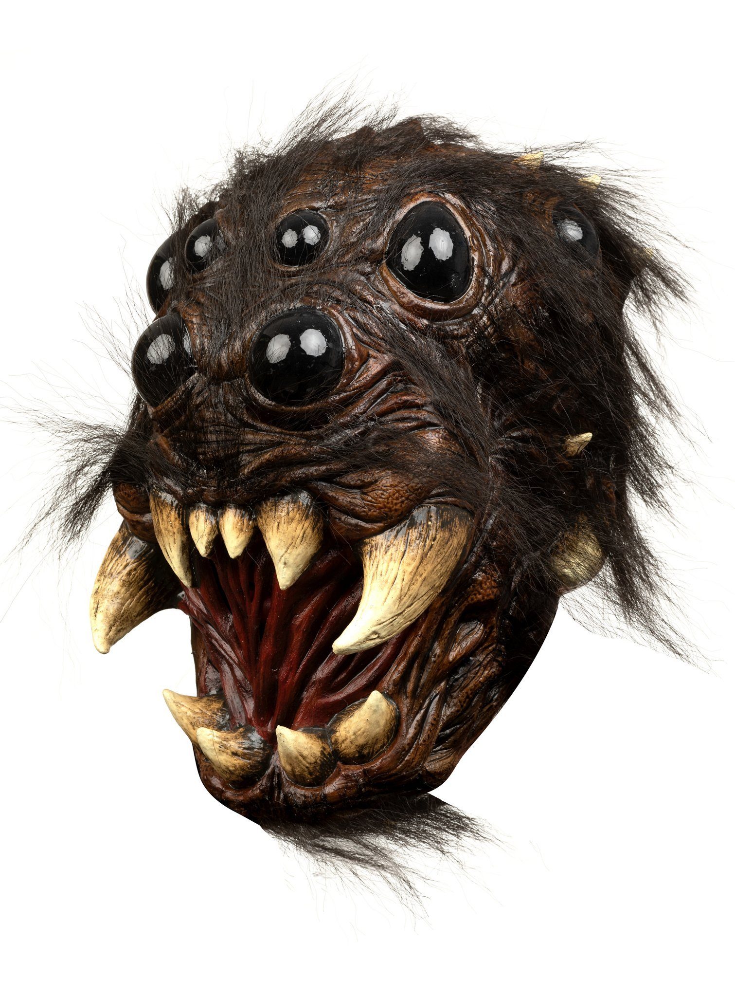 Ghoulish Productions Verkleidungsmaske Monsterspinne, Genau so stellt sich ein Arachnophobiker einen Spinnenkopf vor!