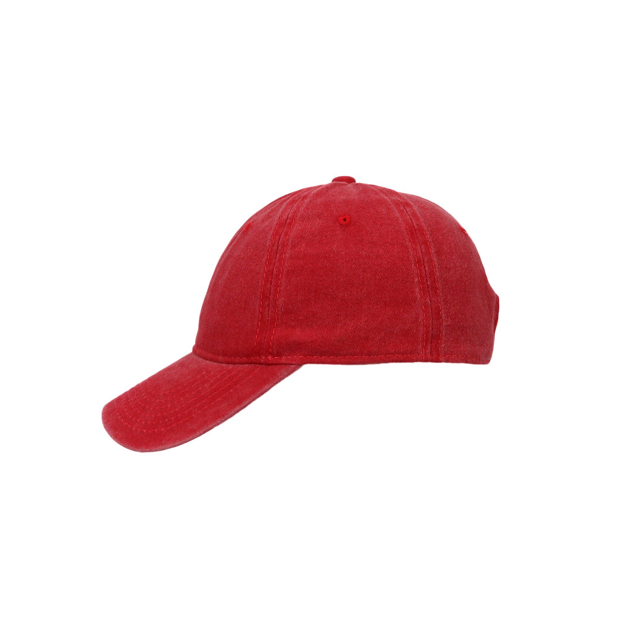 mit ZEBRO Cap Baseball Cap rot Base Belüftungslöcher