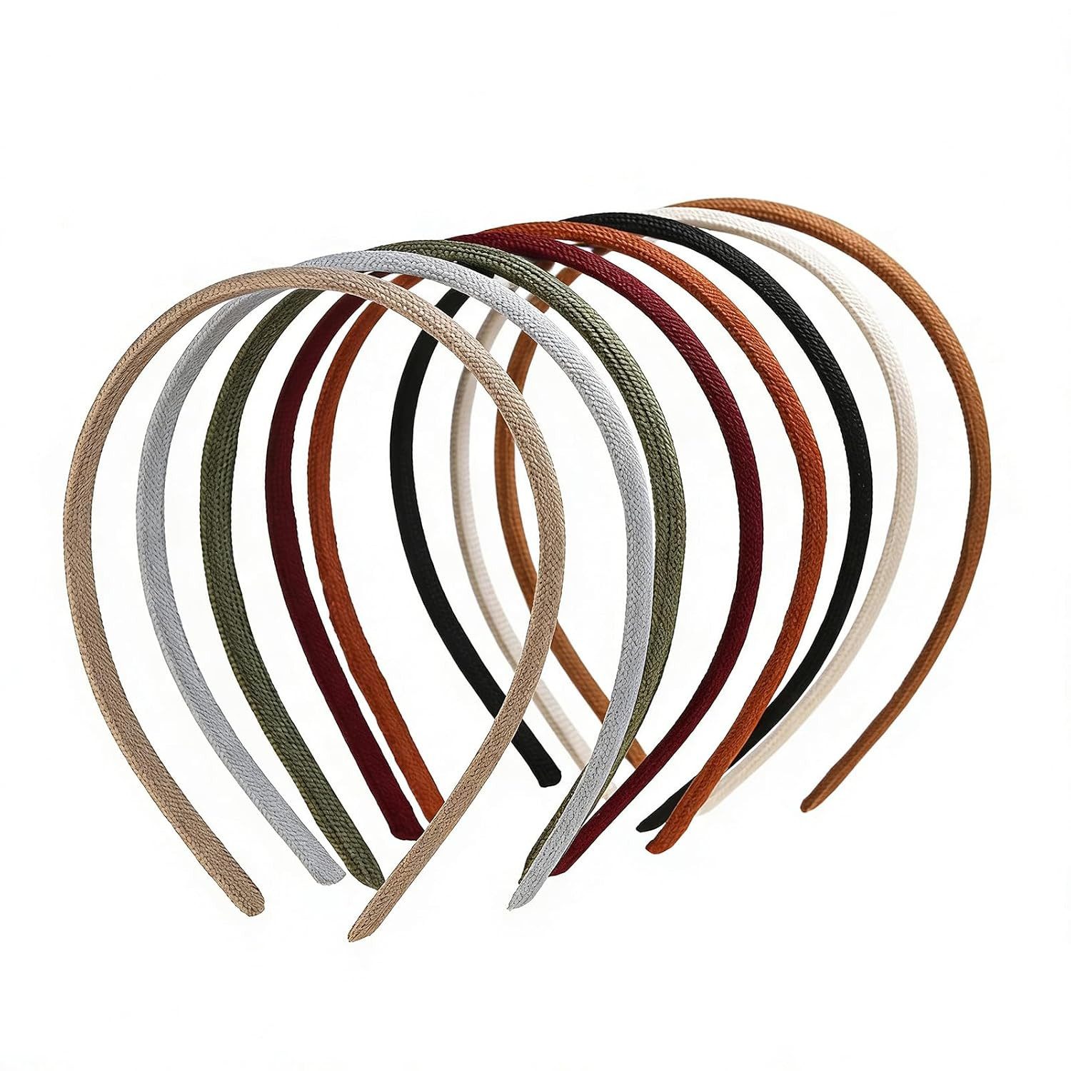 nsihing Haarreif 6/7-teiliges Set schmale Haarbänder, Retro-Haarreifen, Haarschmuck für Damen und Mädchen