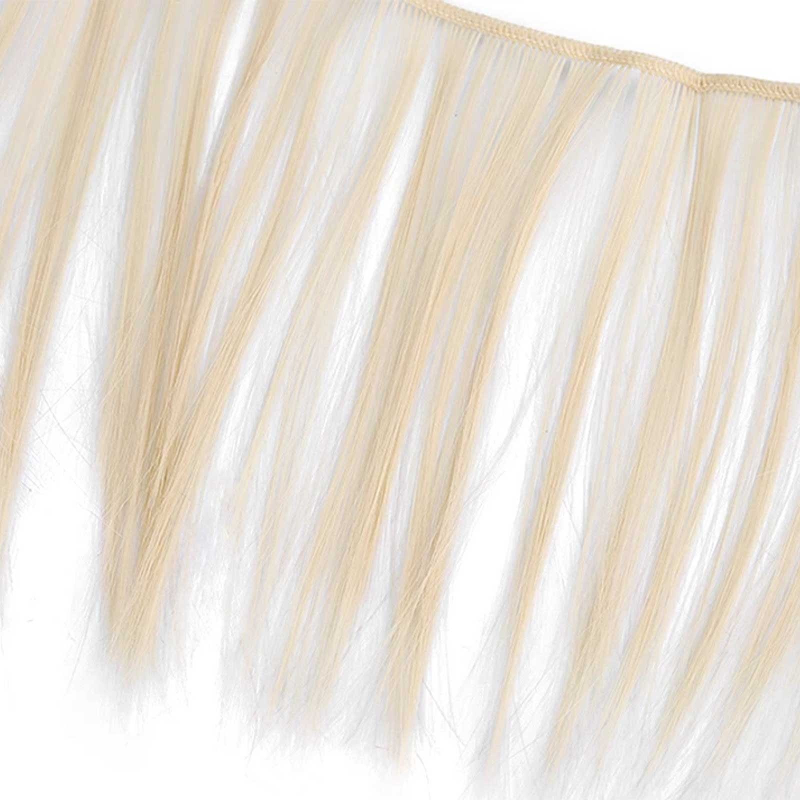 maDDma Puppen Accessoires-Set Puppenhaar gelockt o. glatt 15-20cm 1m Kunsth günstig online kaufen