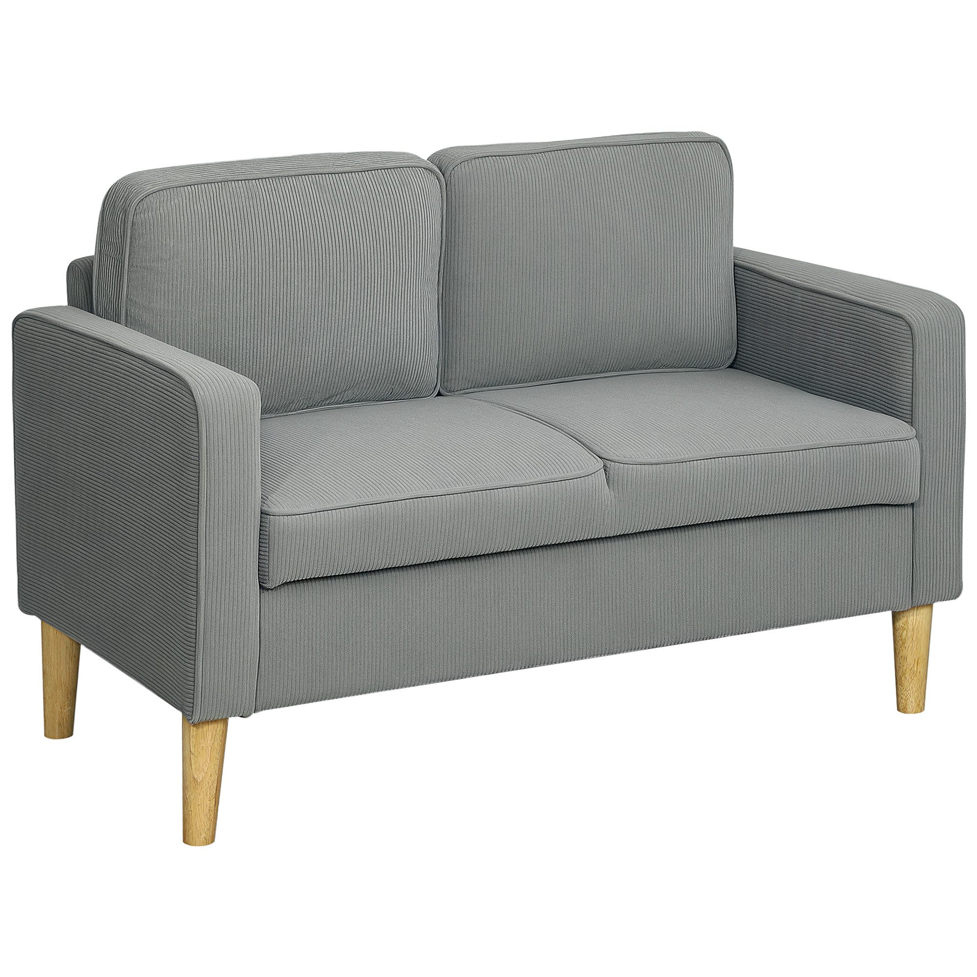HOMCOM 2-Sitzer Sofa klein Couch mit günstig online kaufen
