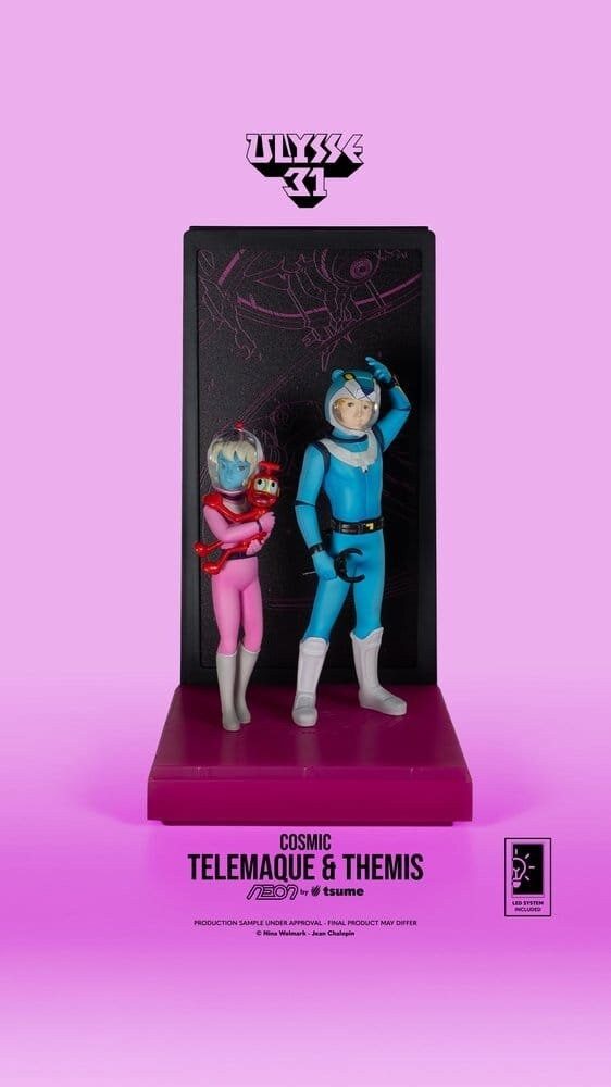 Tsume Art Sammelfigur Ulysse 31 Neon Figur 1/9 Telemachus & Themis Cosmic Version