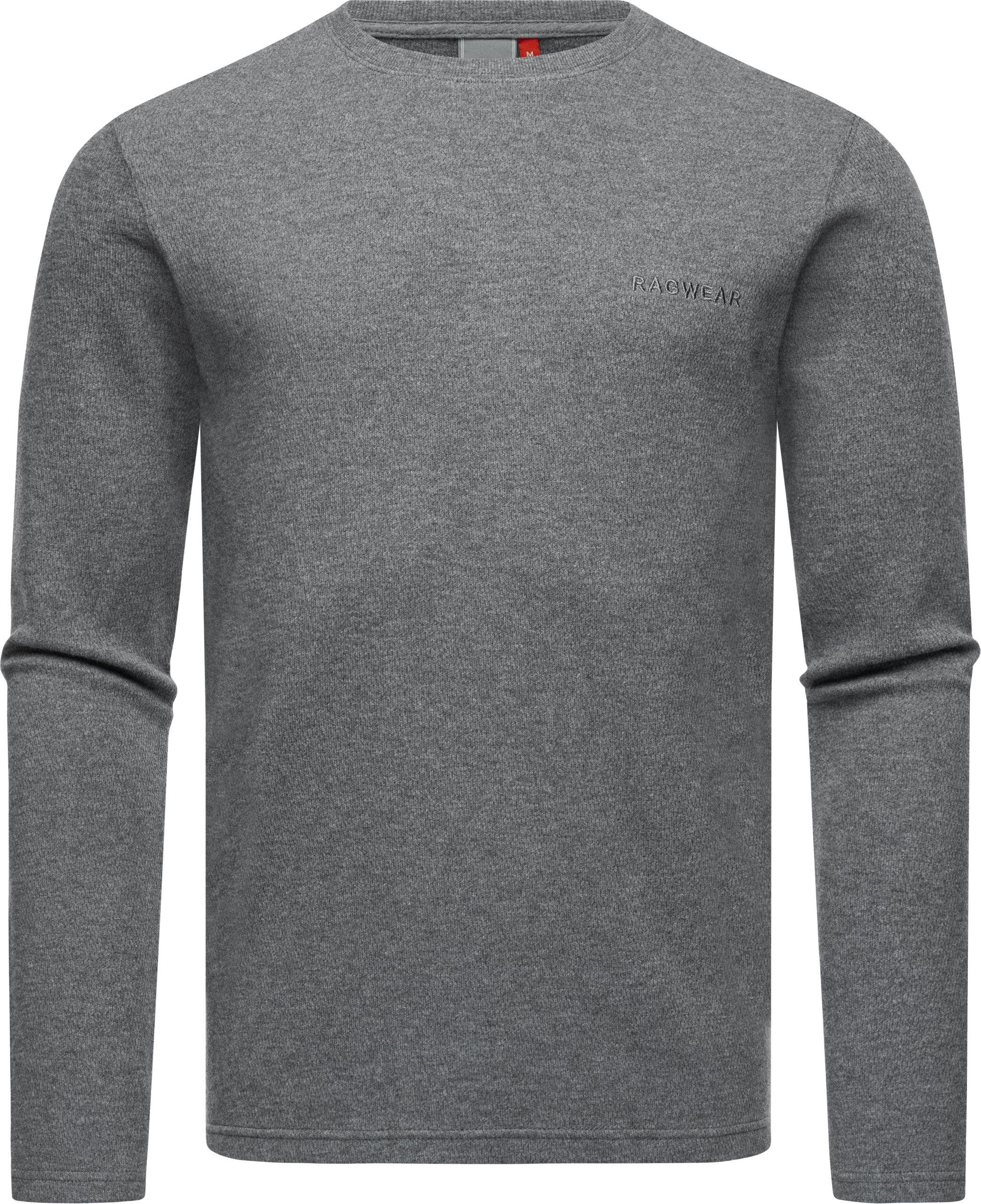 Sweatshirt grau Cyen Pullover Herren Ragwear Stylischer leichter