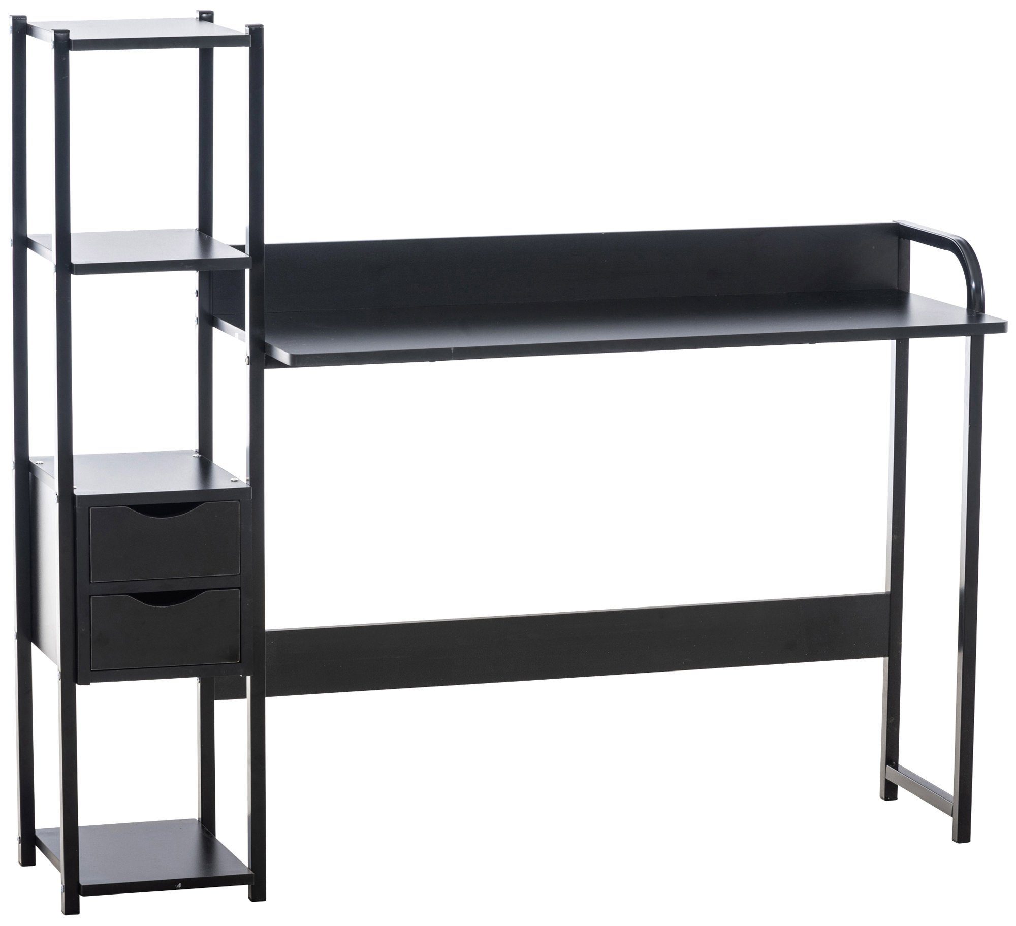Industrial, Schreibtisch & CLP leicht Widnes, langlebig montierbar schwarz/schwarz
