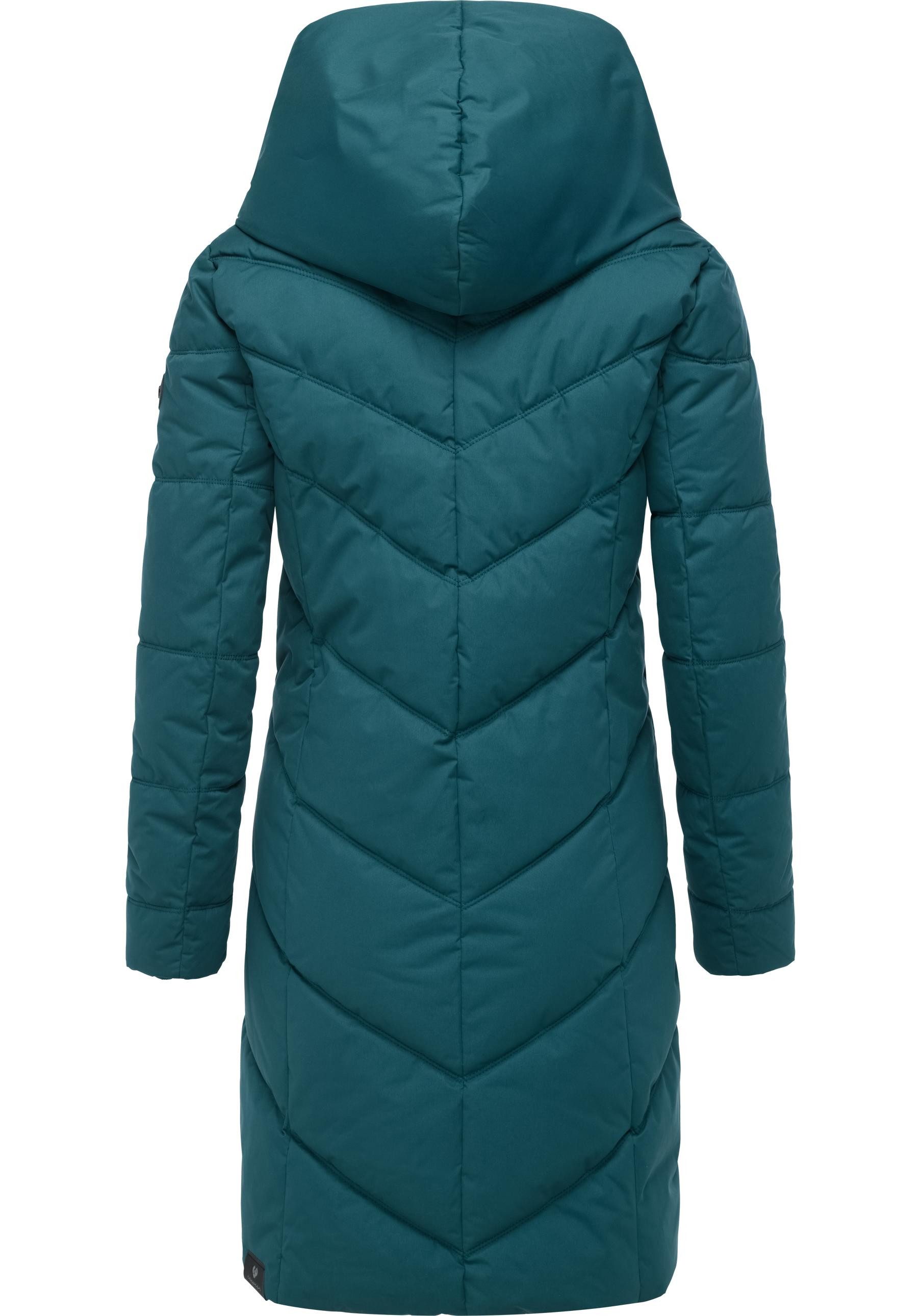 Ragwear Steppmantel Natalka stylischer, gesteppter Winterparka mit gefütterter Kapuze