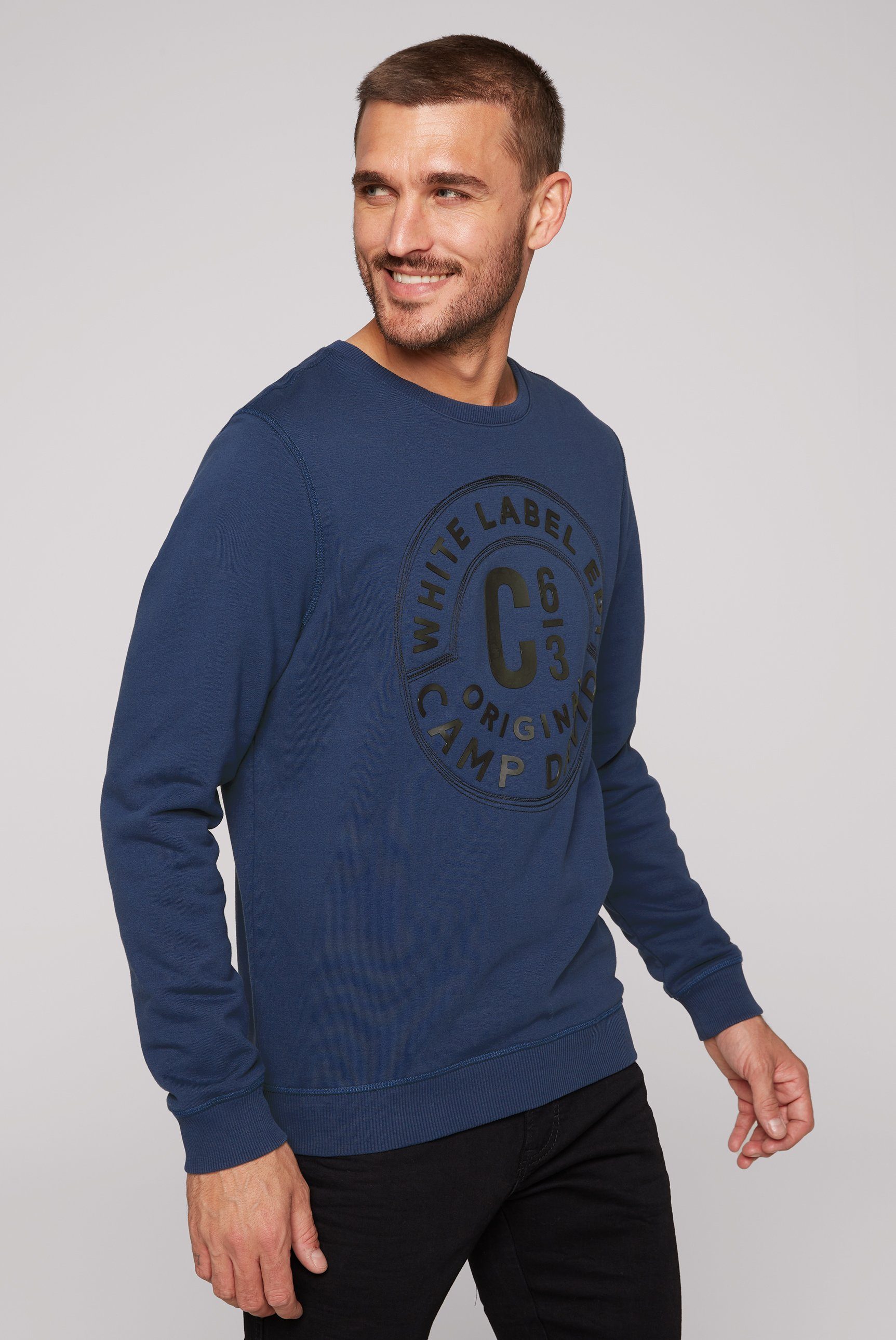 CAMP DAVID Sweater mit Baumwolle