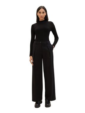 TOM TAILOR Bundfaltenhose Lea Wide Leg mit weitem Bein