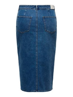 ONLY CARMAKOMA Jeansrock CARSIRI FRONT SLIT SKIRT DNM GUA NOOS