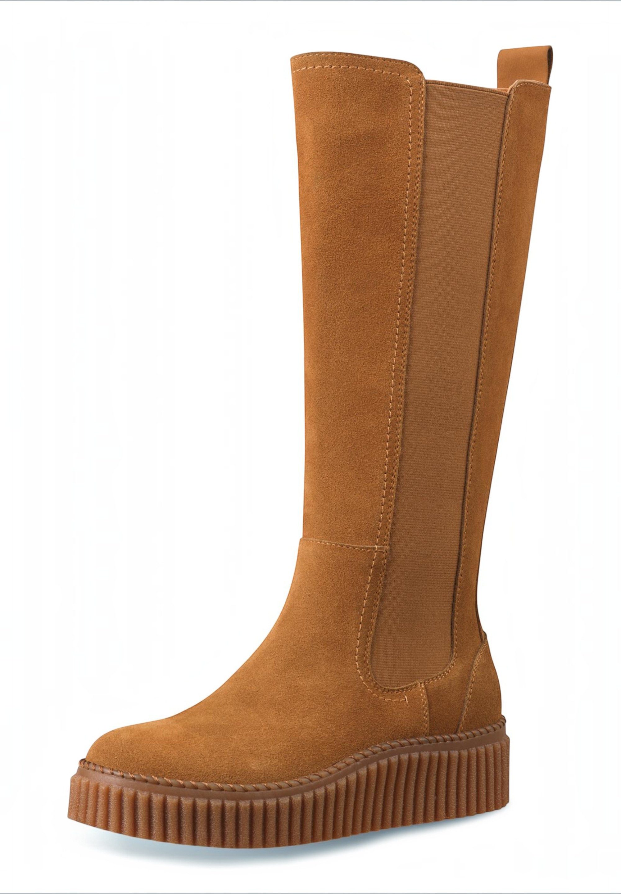Ilse Jacobsen CALIRA08 Stiefel Wildleder, Chelsea, Reißverschluss, elegant