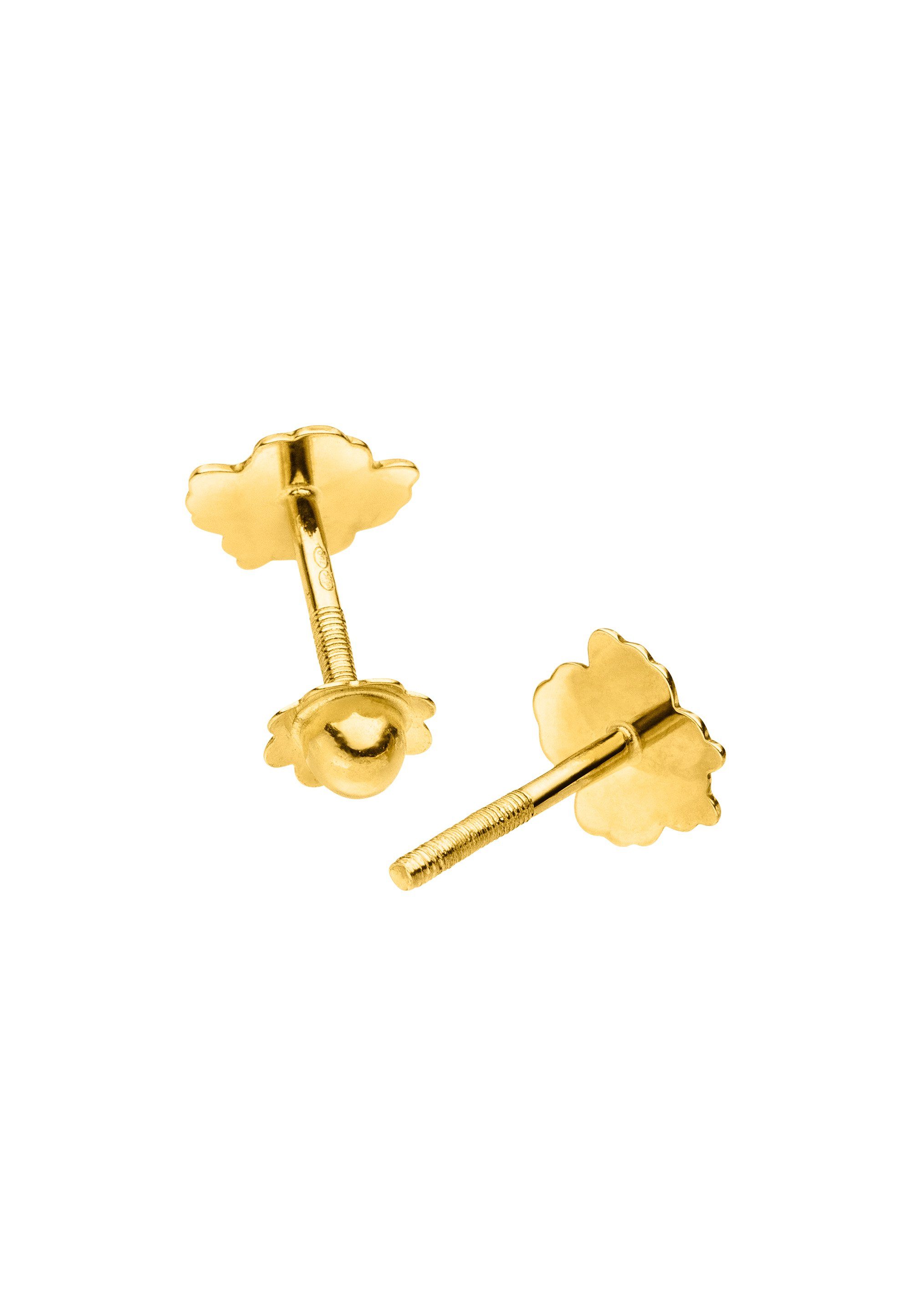 NANA KAY Paar Ohrstecker Nana Kay Gold for Kids, mit Emaille