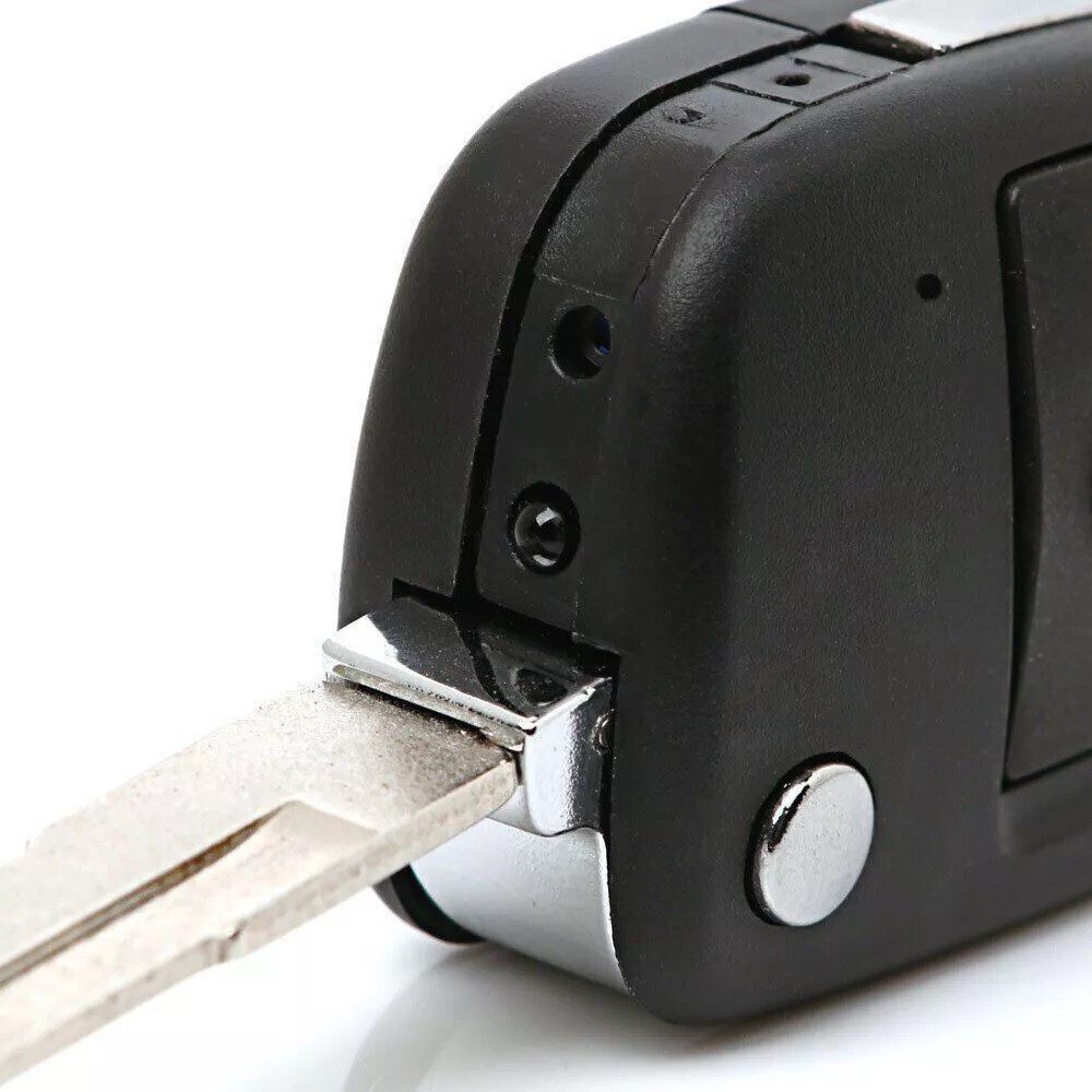 SpionProfi Überwachungskamera 32GB Mini Kamera Autoschlüssel Video Ton Aufnahme Haus Auto Zimmer (Innenbereich, Außenbereich, 1-tlg., Autoschlüssel mit versteck – Bild 4 von 5