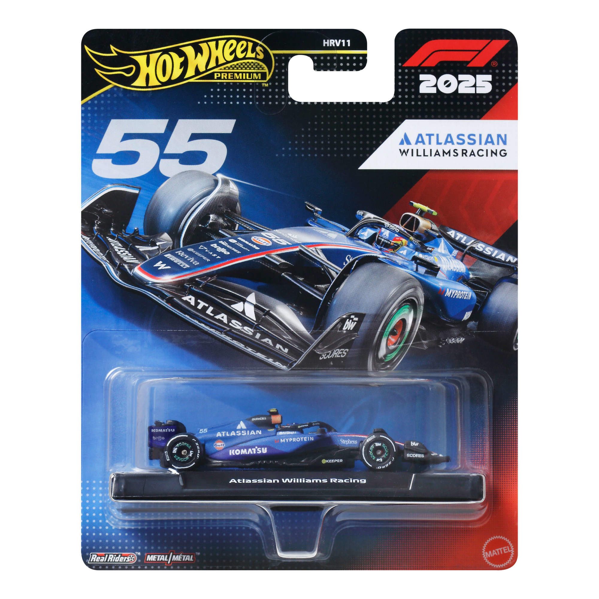 Hot Wheels Spielzeug-Auto Hot Wheels Premium F1 - Team Williams Driver 1