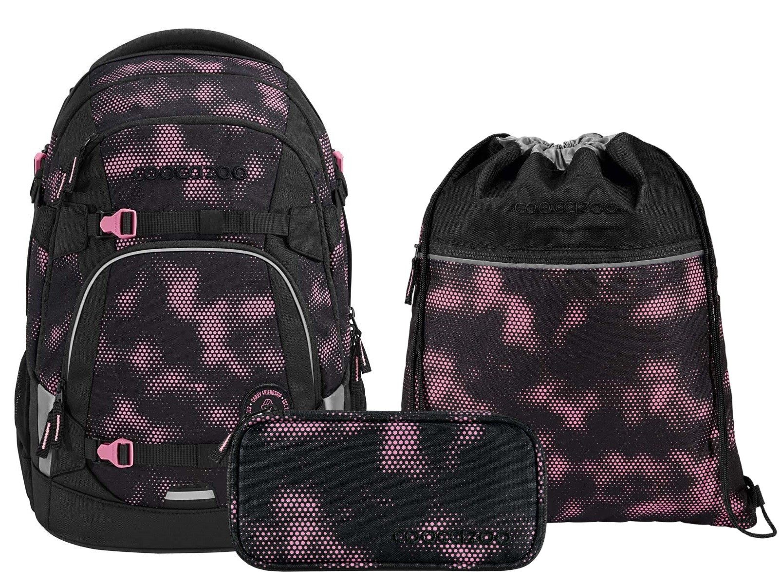 Schulranzen Schulrucksack-Set MATE Pink Illusion 3-teilig